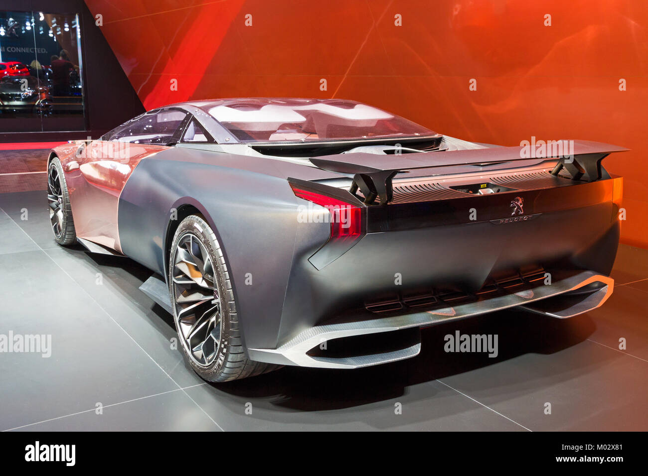 Genf, Schweiz - 3. März 2015: Peugeot Onyx auf der 85. Internationalen Genfer Autosalon im Palexpo. Stockfoto