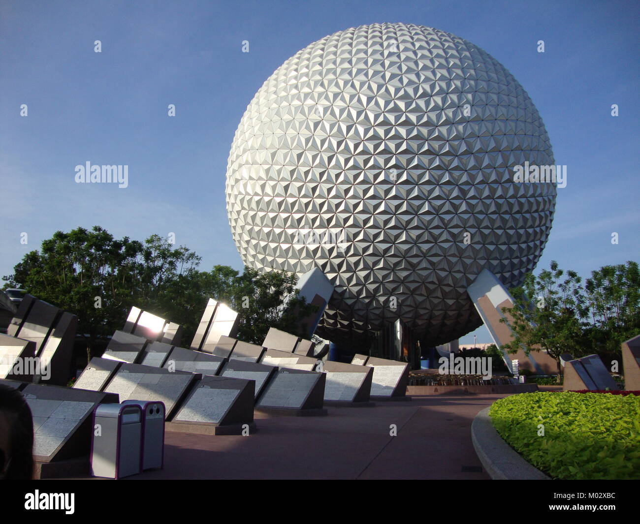 Epcot park Kugel Stockfoto