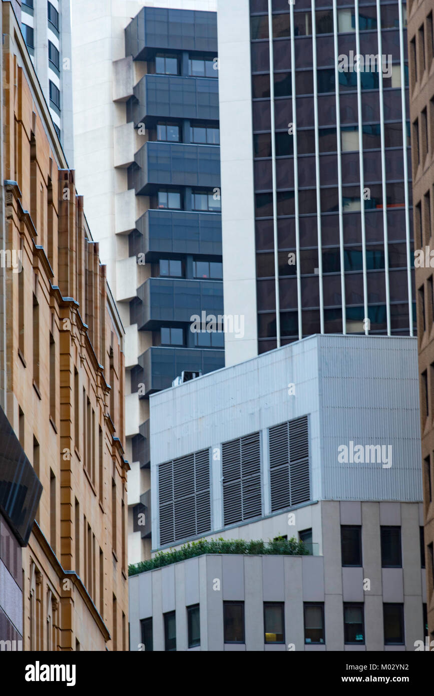 Zu office Towers in Sydneys CBD, Australien Stockfoto