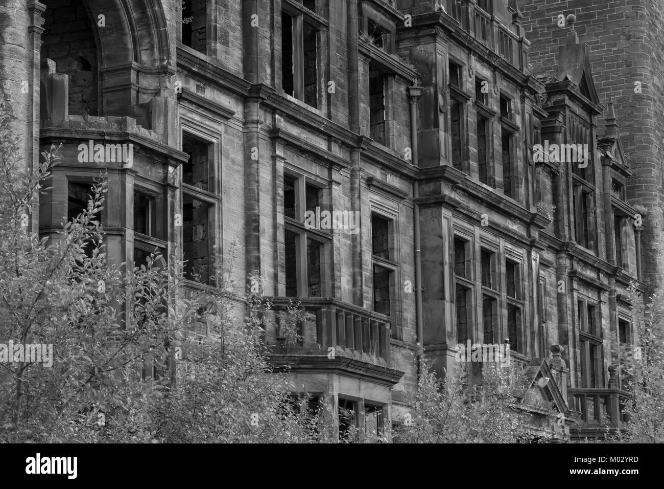 Verlassenes Krankenhaus Stockfoto