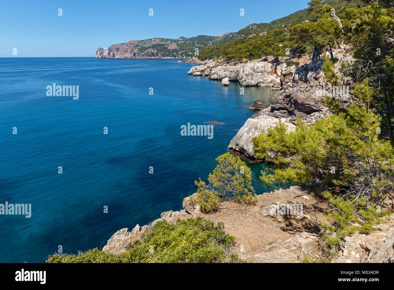 Das Meer in Palma de Mallorca Stockfoto