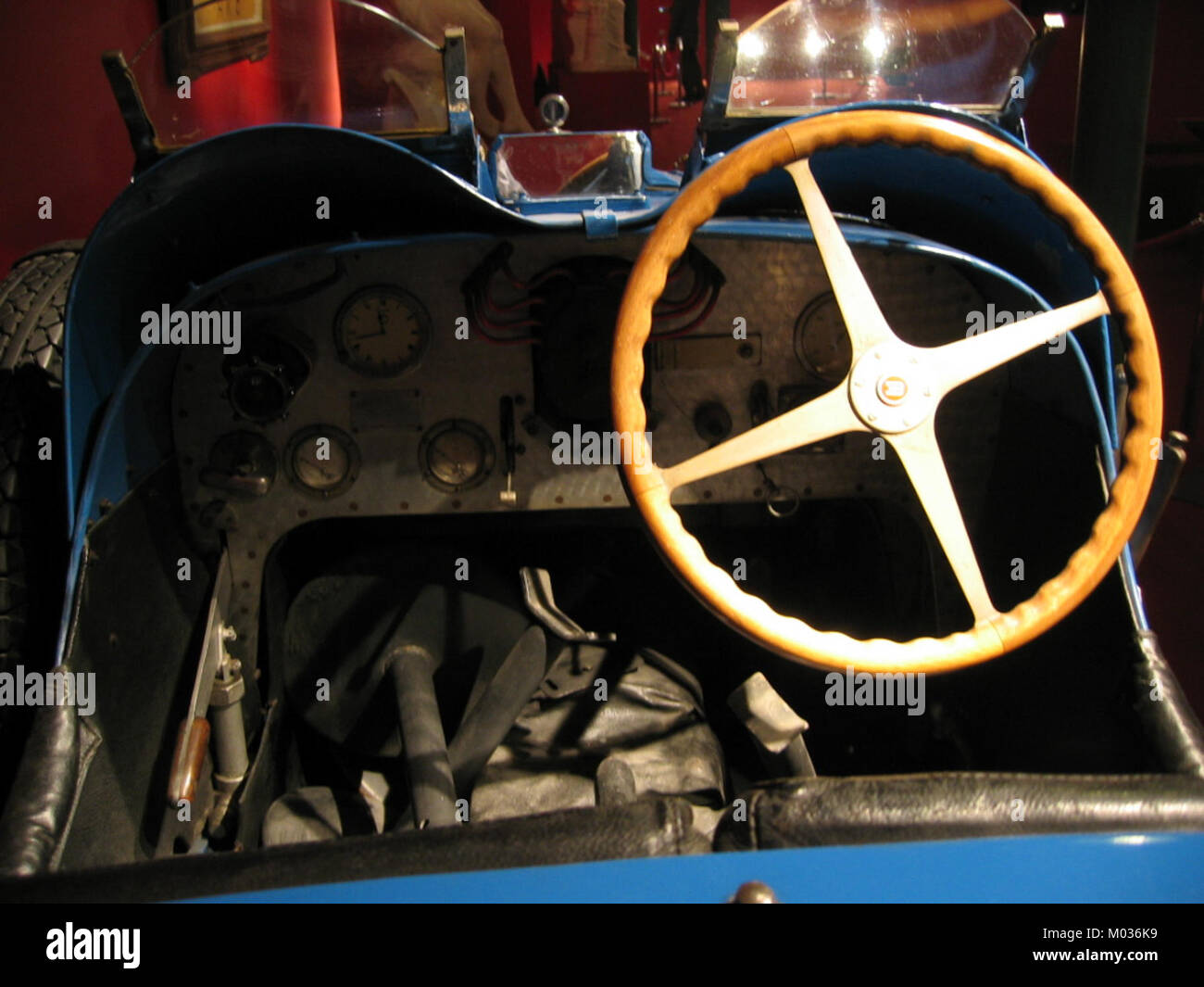 Der Bugatti Type 35B ist ein berühmter Oldtimer, der für seine Leistung und sein Design bekannt ist. Er war einer der erfolgreichsten Rennwagen der 1920er Jahre Stockfoto