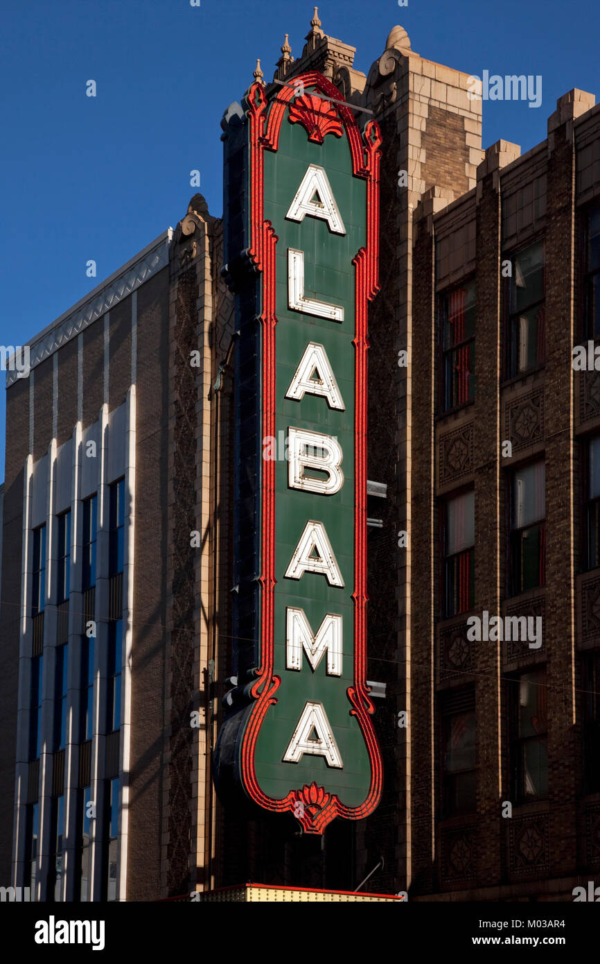 Alabama Paramount Theater, Birmingham, Alabama Stockfoto