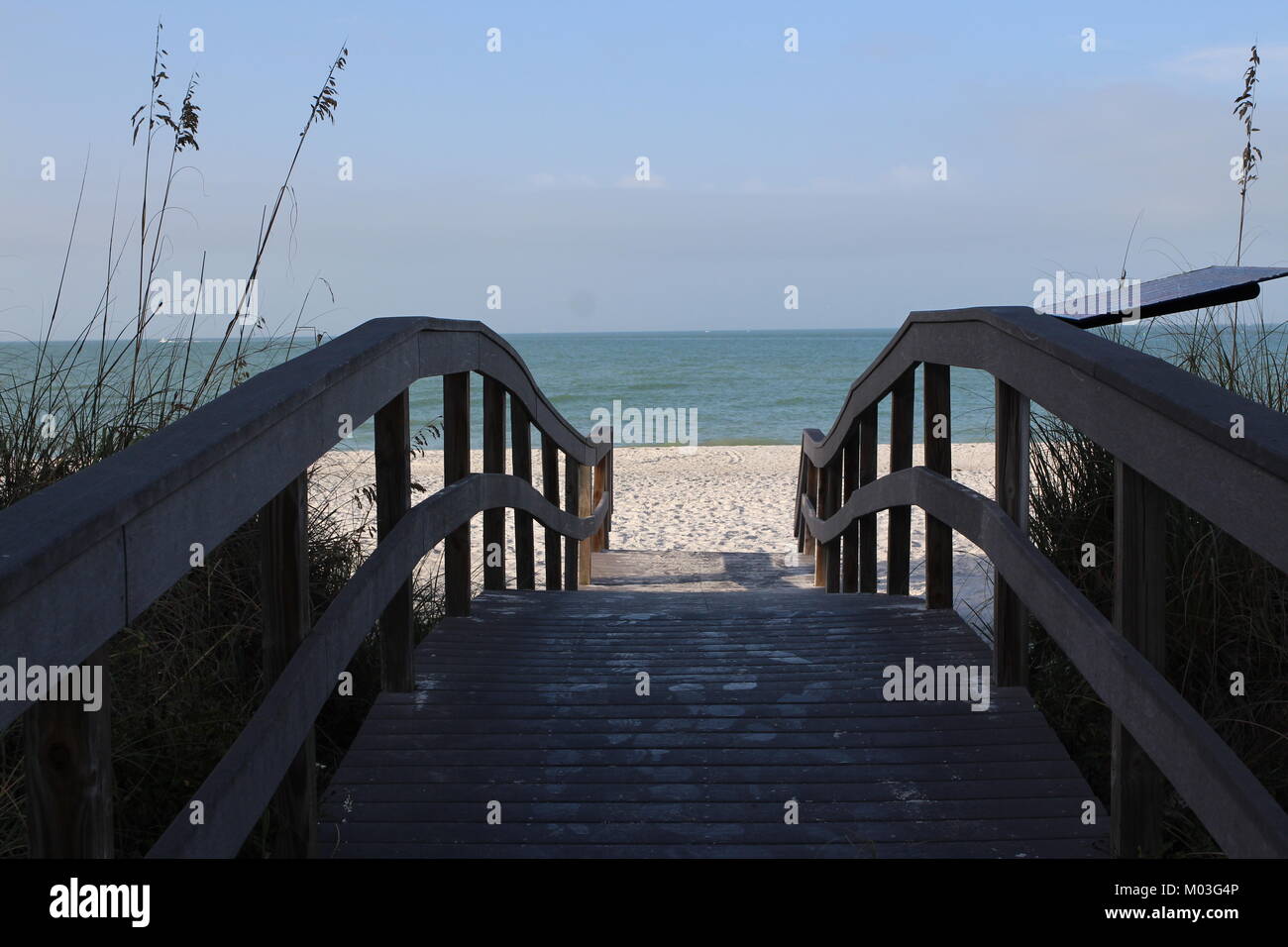 Weg zu einer fantastischen Natur. Stockfoto