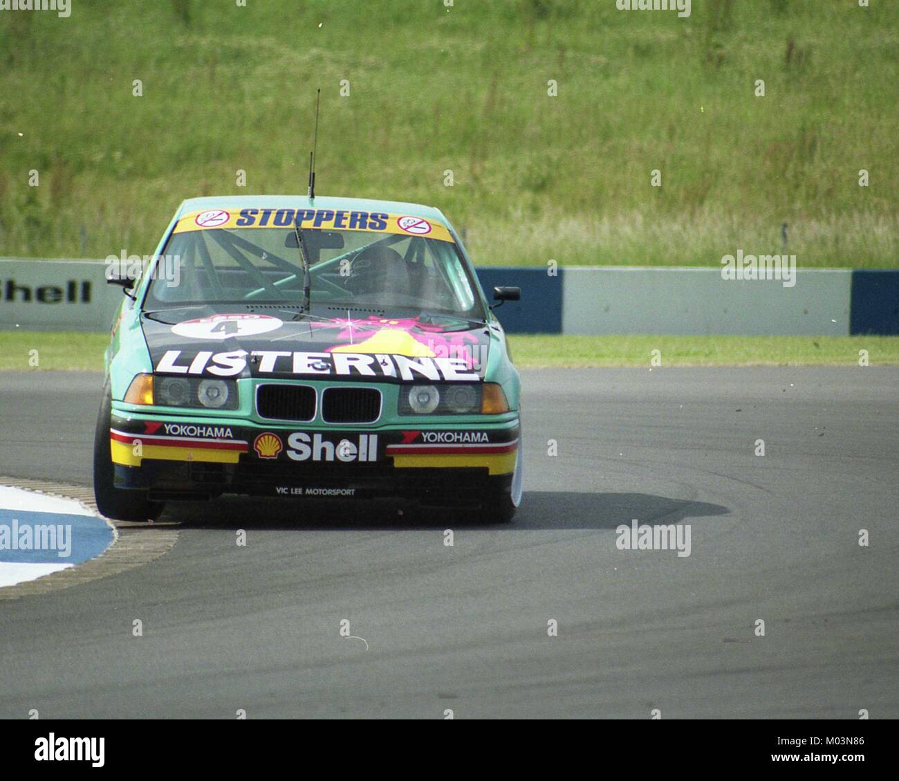 Steve Soper, BMW 318, British Touring Car Championship, BTCC, Donington Park, 21. Juni 1992 Stockfoto