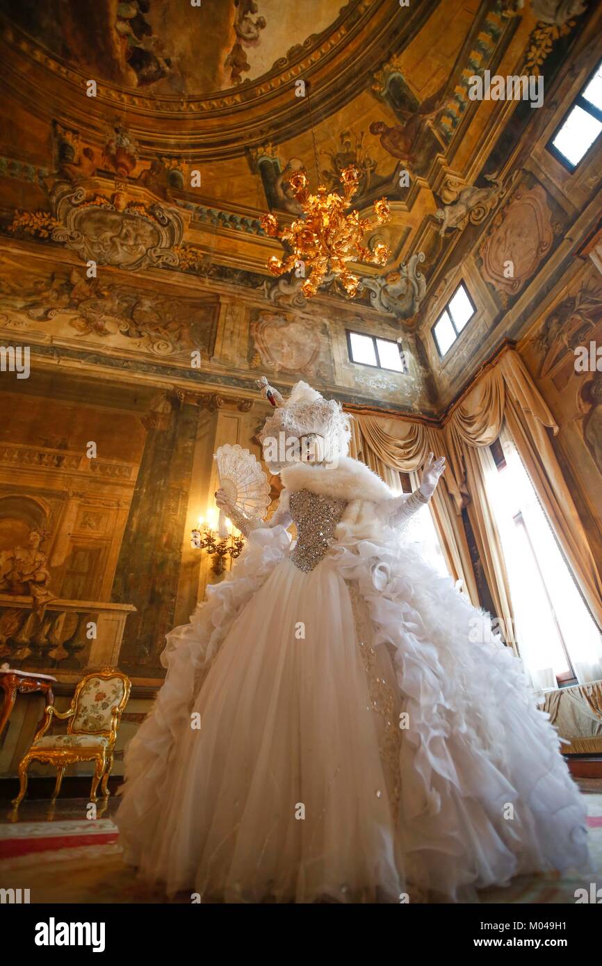 Karneval in Venedig Stockfoto