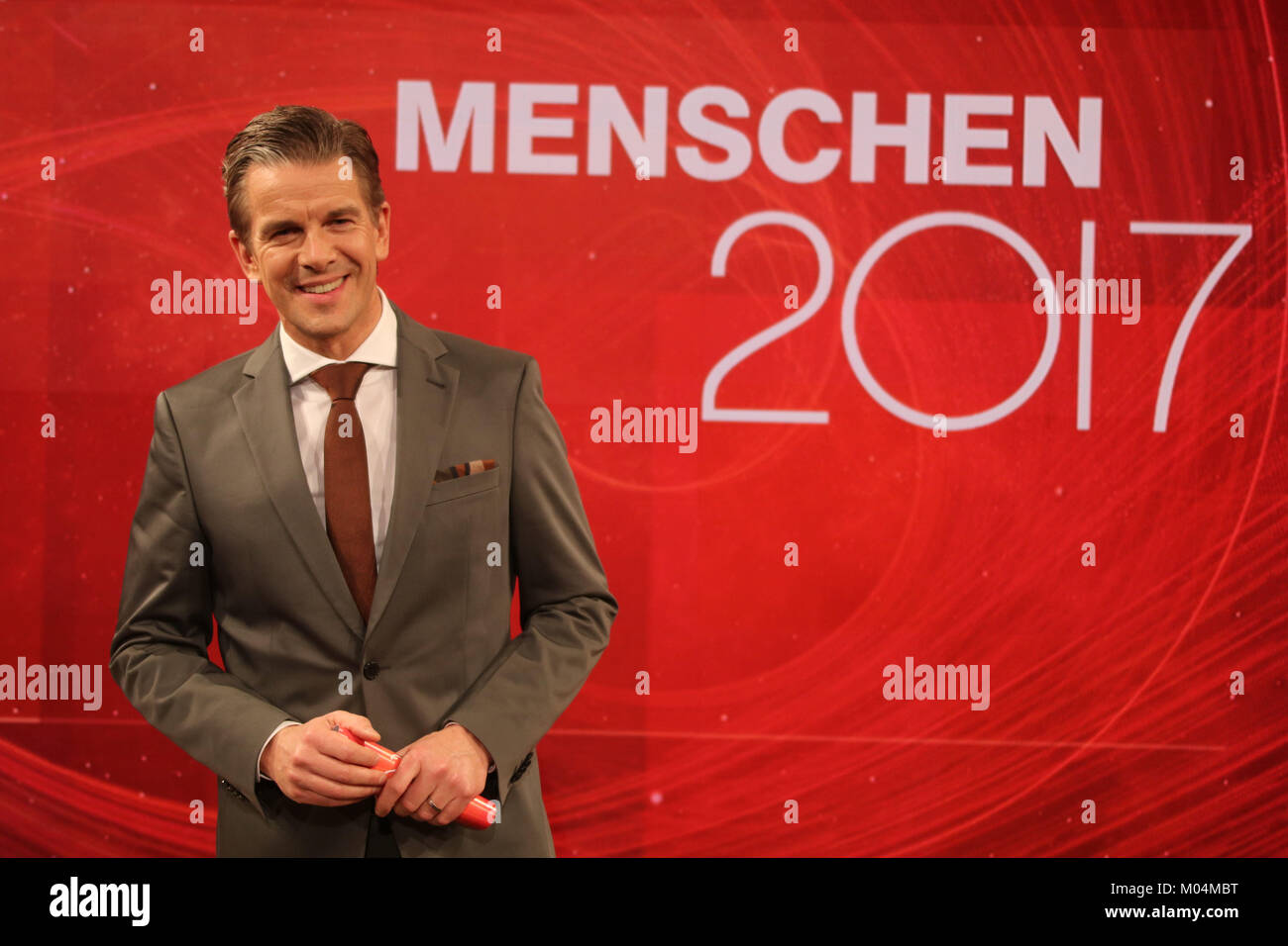 Talkshow mit Markus Lanz mit: Markus Lanz, Wo: Hamburg, Deutschland Wann: 18 Dec 2017 Credit: Becher/WENN.com Stockfoto