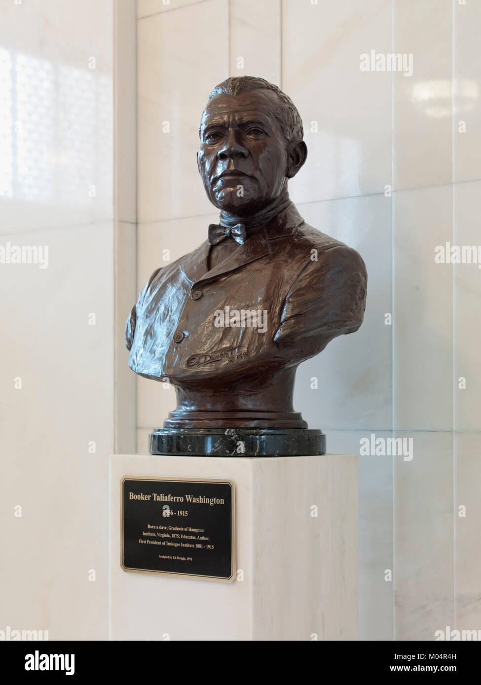 Statue von Booker T. Washington Stockfoto