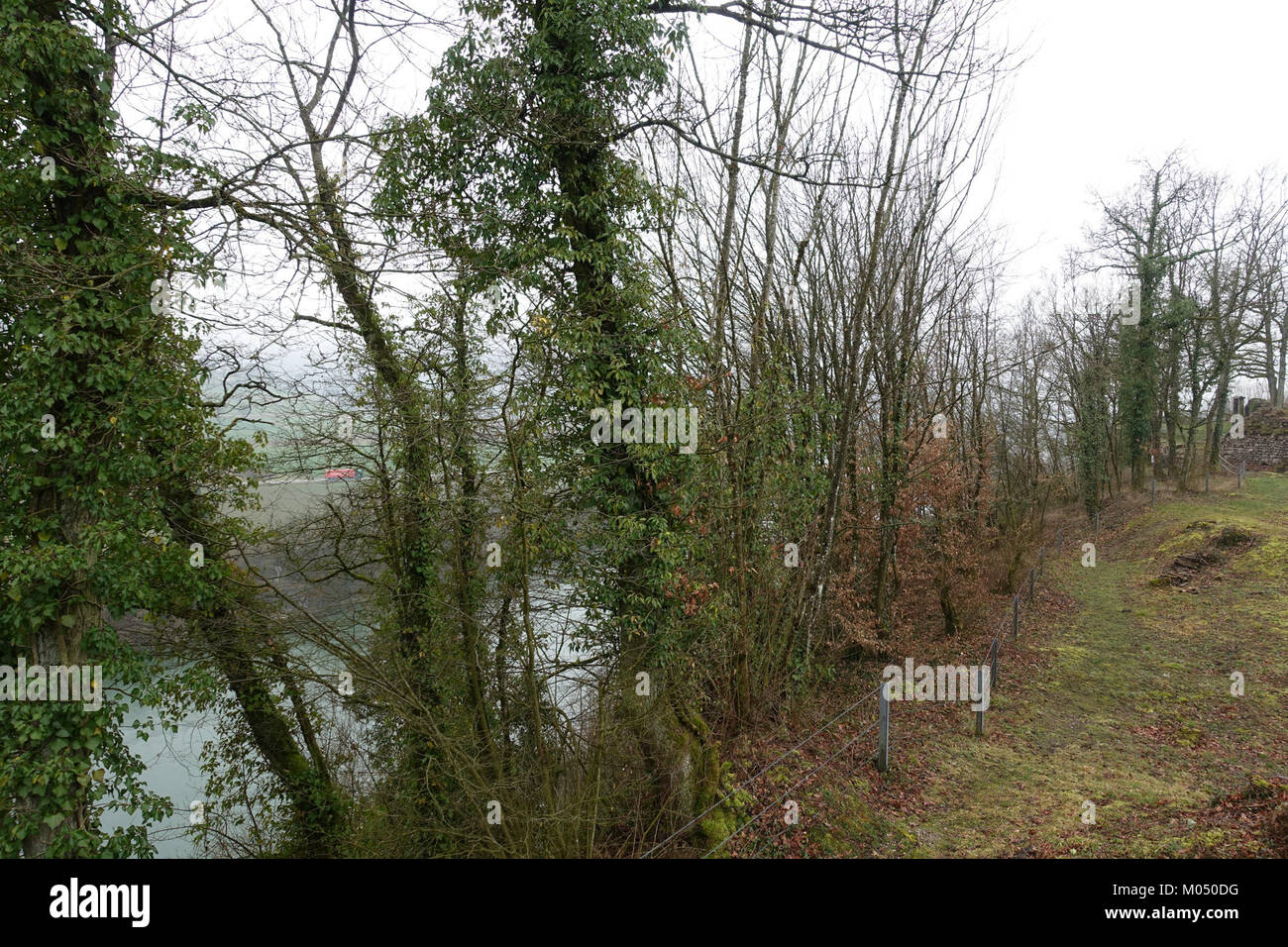Die Burg Hauenstein ist eine historische Burg in Baden. Bekannt für seine mittelalterliche Architektur und reiche Geschichte, spiegelt das Innere seine geschichtsträchtige Vergangenheit als Festung und Adelssitz wider. Stockfoto