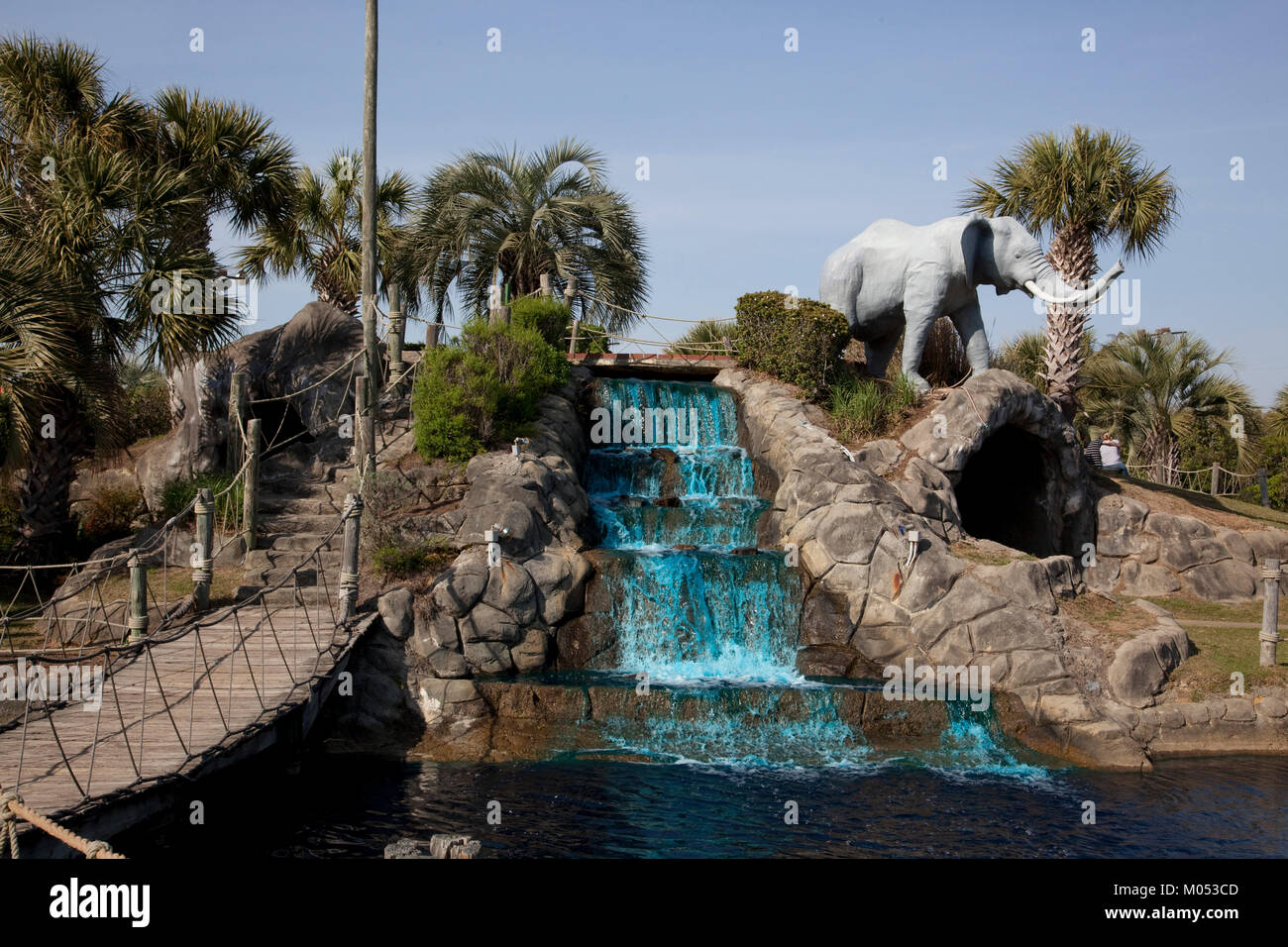 Flora Bama Werbung Lkw Stockfoto