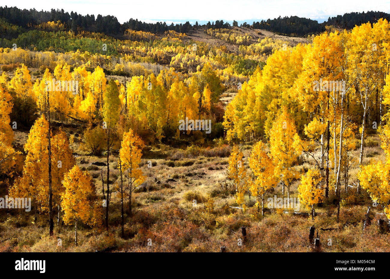 BOULDER, MT, UT - 2016-09-30 Herbst Farbe-15a (31659754985) Stockfoto