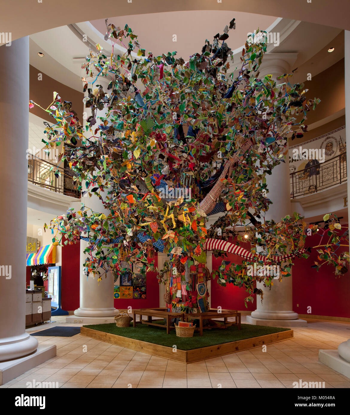 Geschmückten Baum in Earlyworks Museum Stockfoto