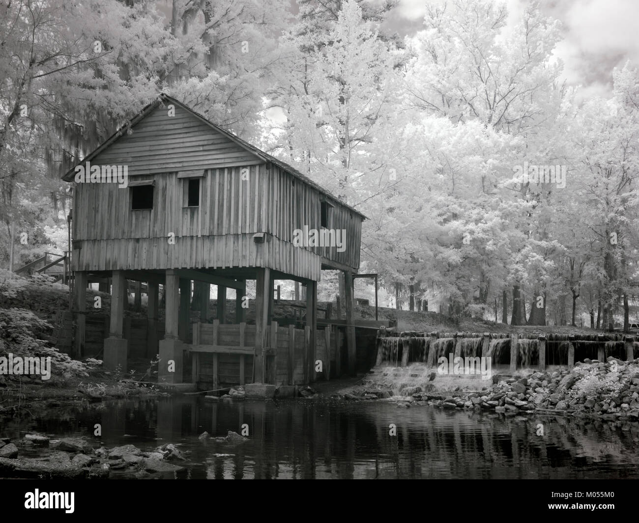 Rikard Mühle, in der Nähe von Beatrice, Alabama Stockfoto