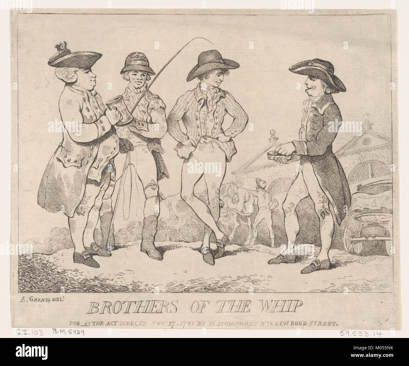 „Brothers of the Phip“ ist ein Gemälde, das die harten Realitäten des Lebens im frühen Amerika darstellt und die Kämpfe und Schwierigkeiten der an Arbeit und Ausbeutung Beteiligten veranschaulicht, das Teil der Sammlung des Metropolitan Museum of Art ist. Stockfoto