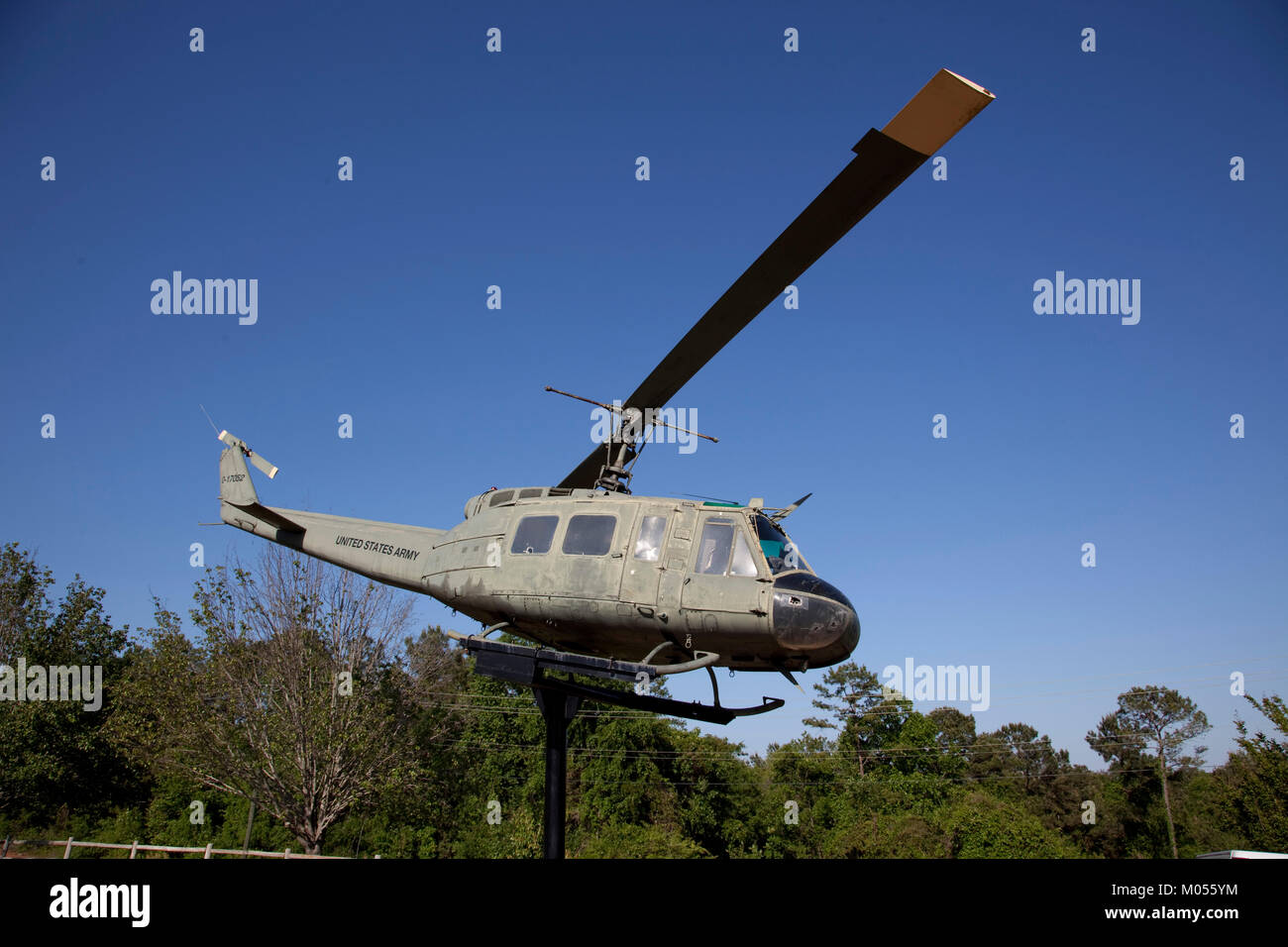 Veterans Memorial Hubschrauber Stockfoto