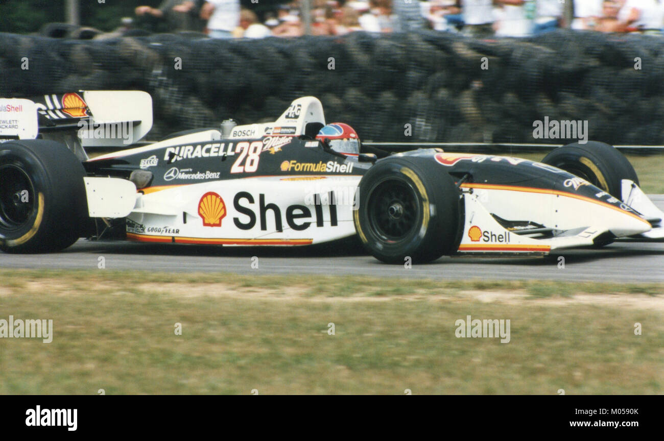 Brian Herta nahm am 10. August 1996 am Mid-Ohio Sports Car Course Teil und trug damit zur Geschichte des amerikanischen Motorsports bei. Stockfoto