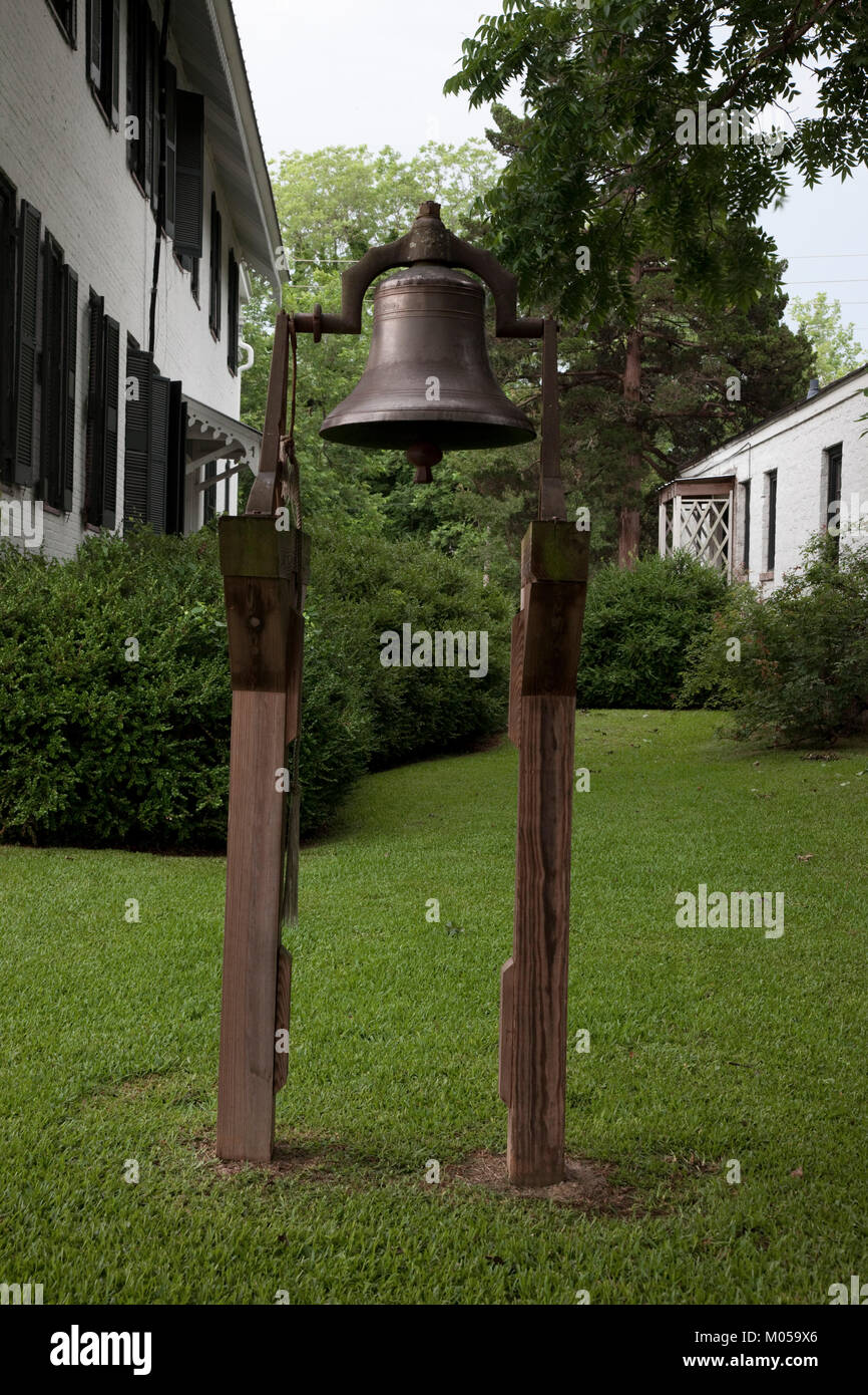 Bell am Bluff Hall Stockfoto