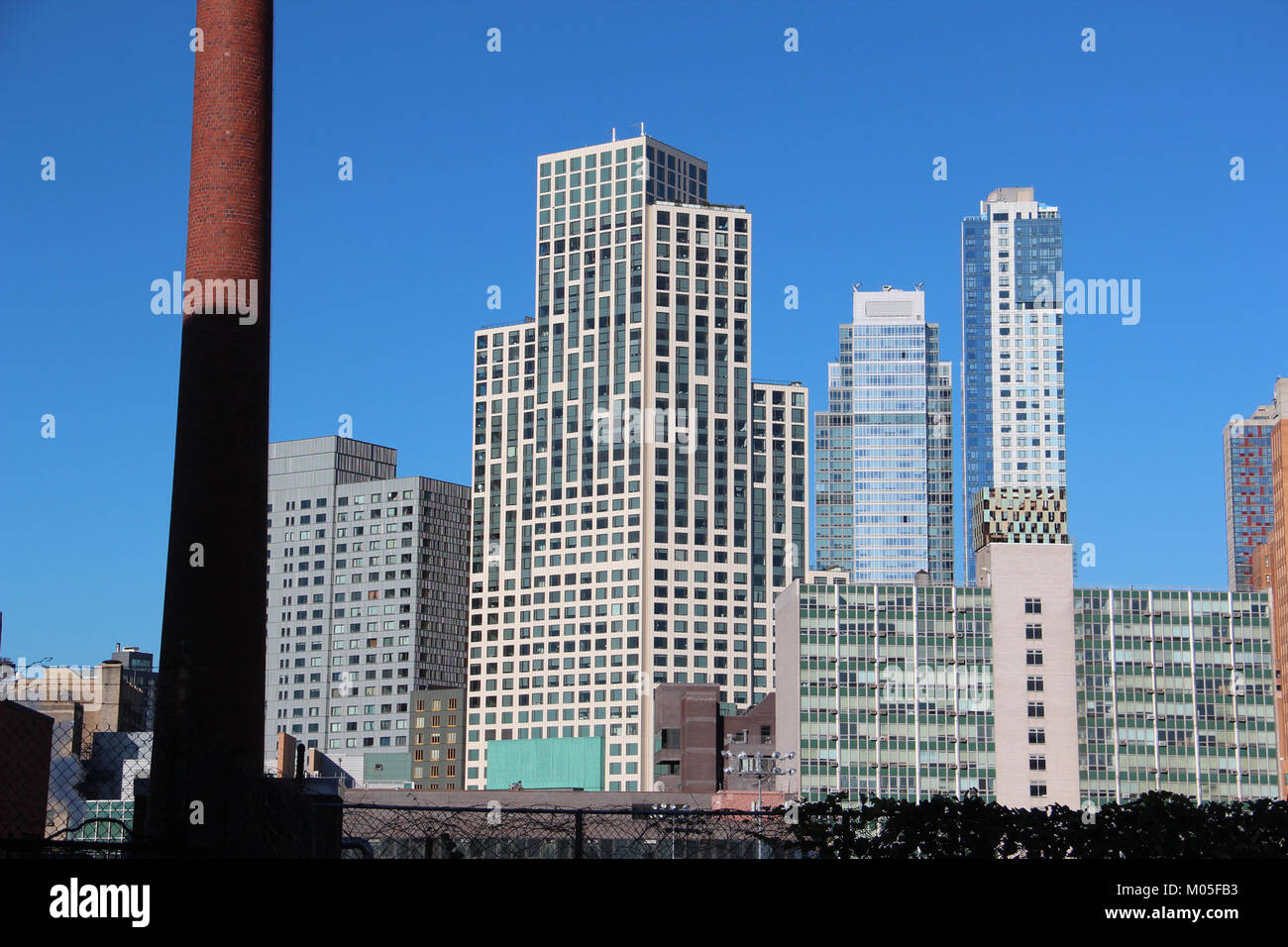 Brooklyn Skyline, Fort Greene Park, Okt 2017 Stockfoto