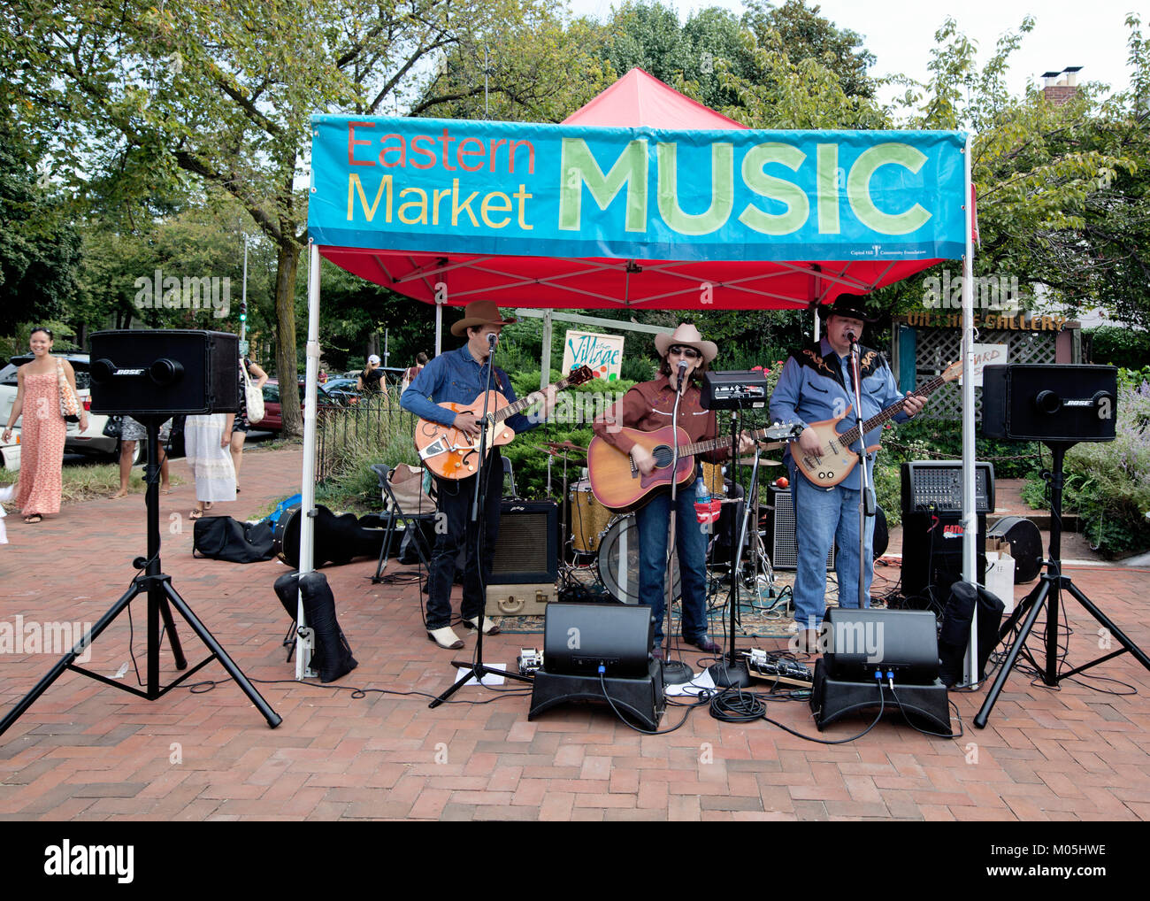 Country & Western Musik Interpreten Stockfoto
