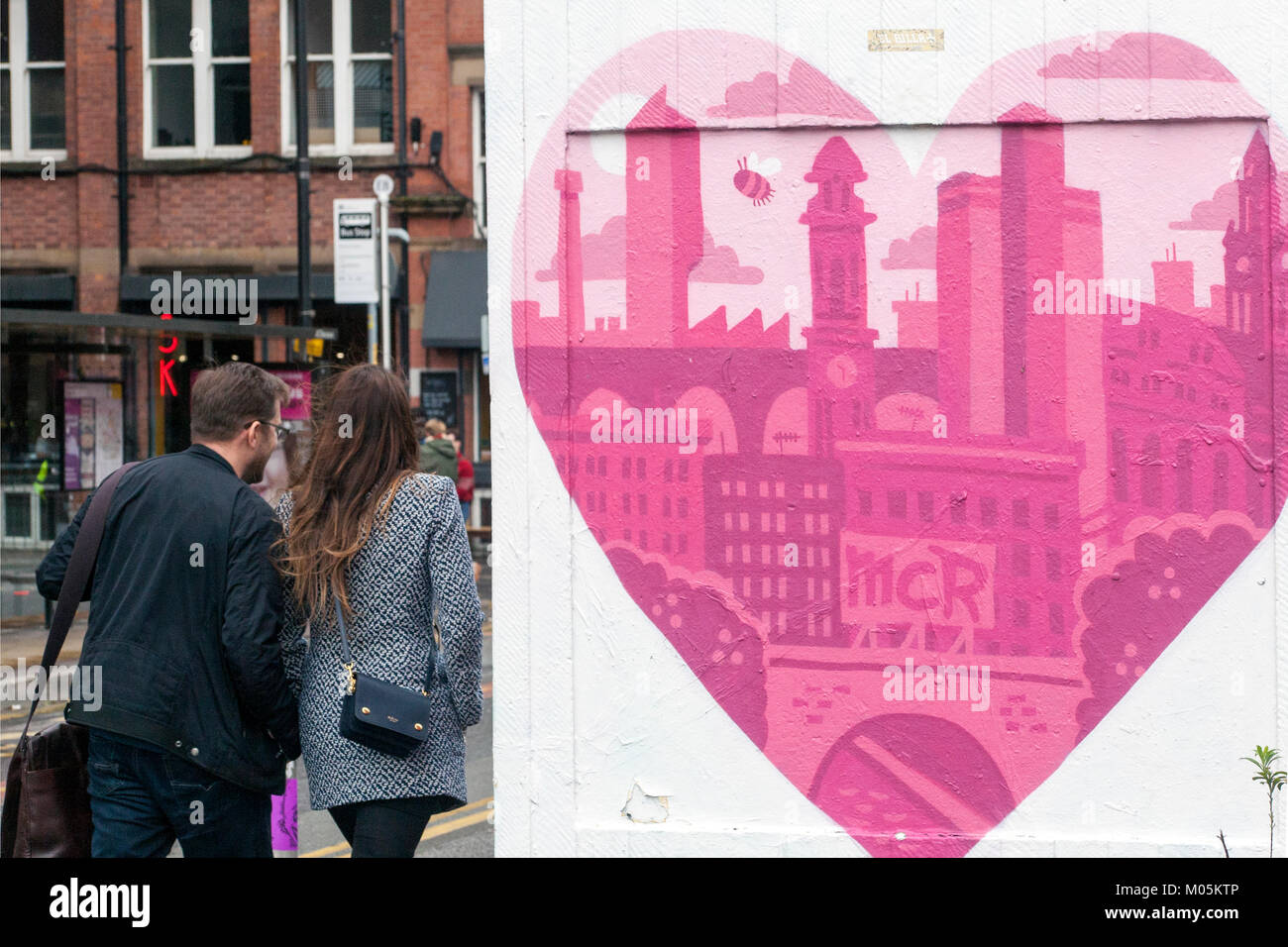 Nördlichen Viertel Manchester Stockfoto