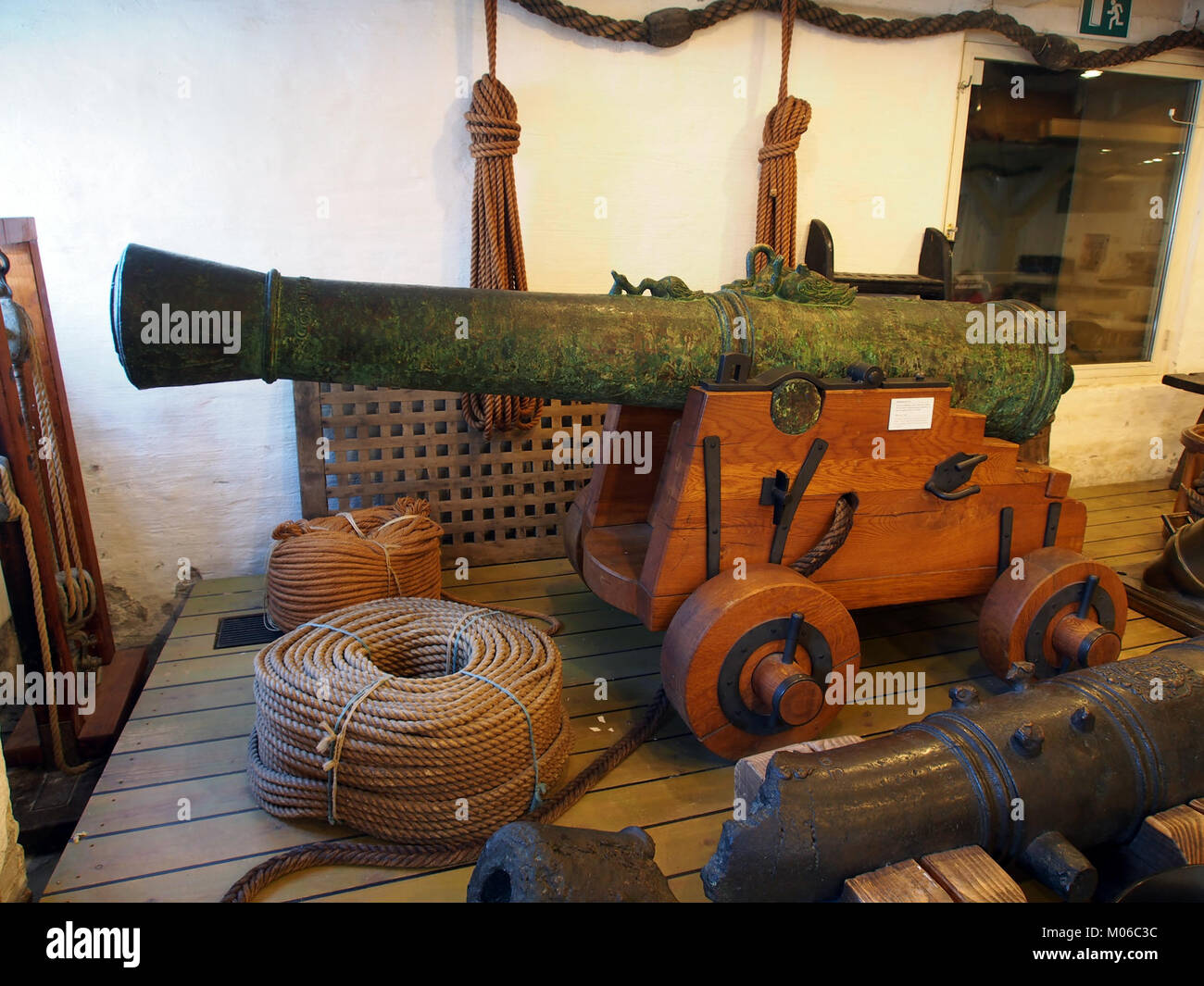 Kanone Royal Danish Naval Museum pic2 Stockfotografie Alamy