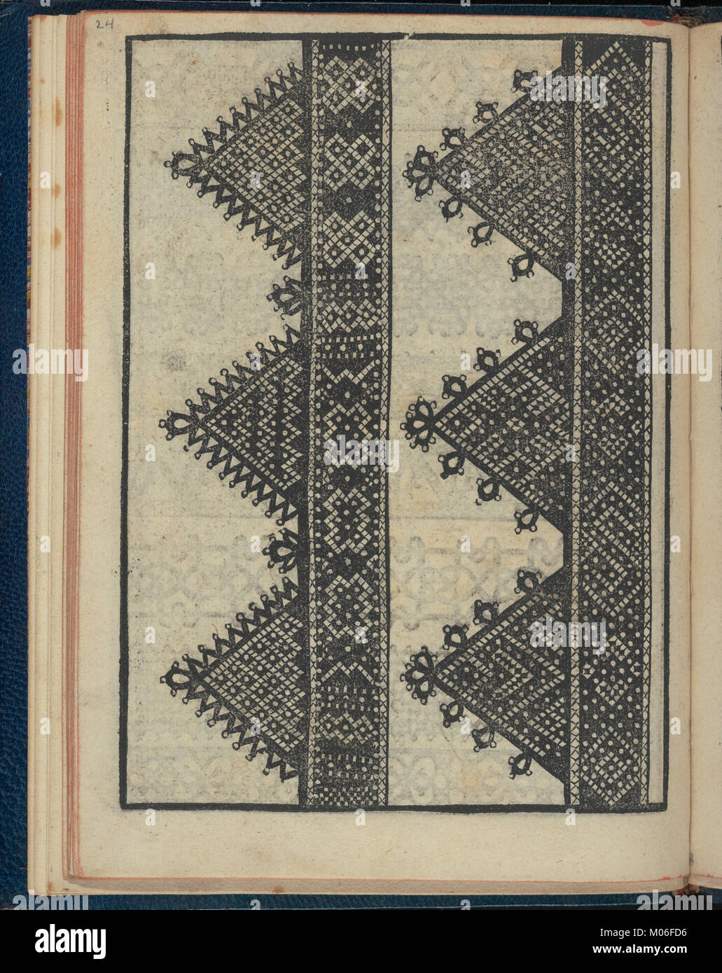 Seite aus 'Le Pompe - Opera Nova' mit Bühnendesign aus dem 18. Jahrhundert, künstlerischen Details und Theaterkomposition, Teil der MET-Sammlung. Stockfoto