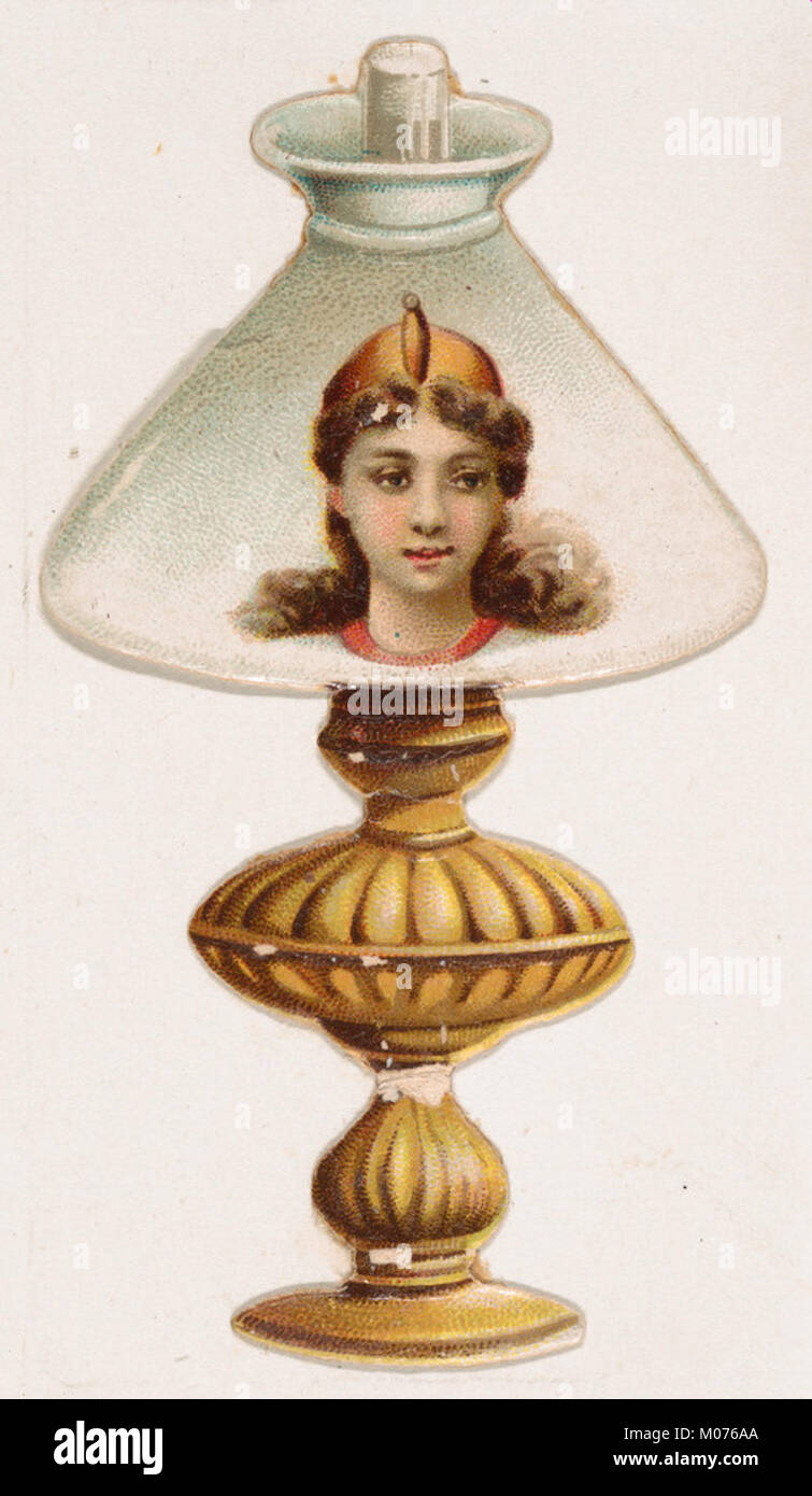 Ein Kinney Bros. Neuheiten Laterne (Typ 4, N228), die das amerikanische dekorative und funktionelle Design des frühen 20. Jahrhunderts widerspiegelt, katalogisiert als DPB874825 in der MET-Kollektion. Stockfoto