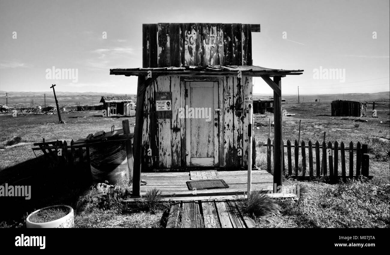 Alte Geisterstadt in Utah Stockfoto