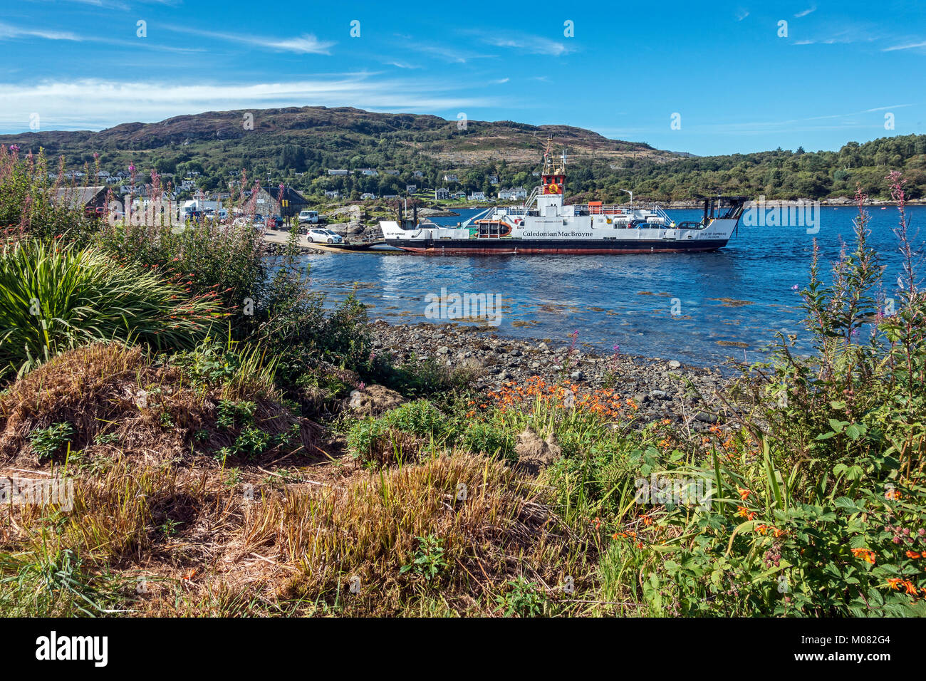 Tarbert Hafen am Loch Fyne in Kintyre Argyll & Bute Schottland Großbritannien Stockfoto