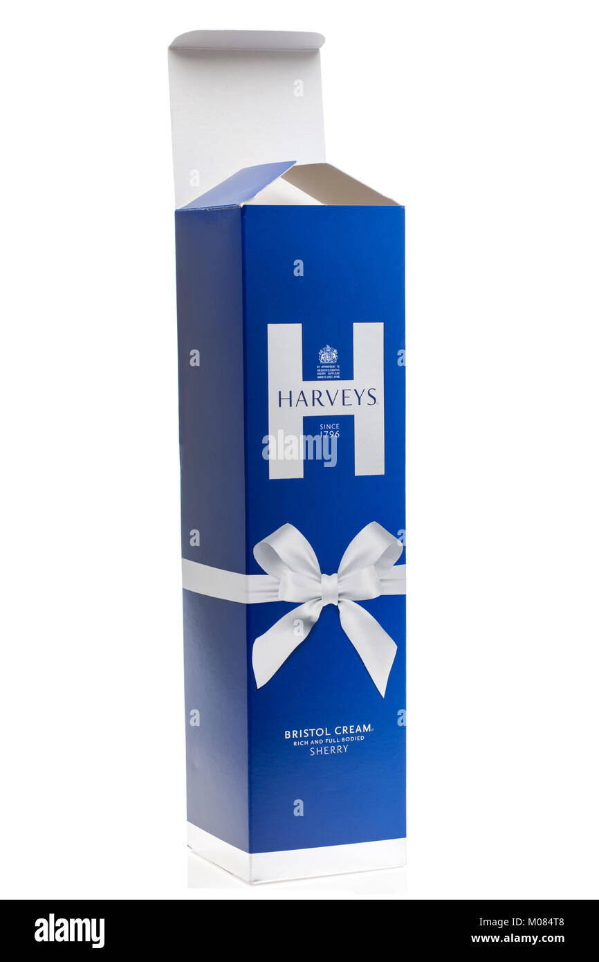 Harveys Bristol Cream box Stockfoto