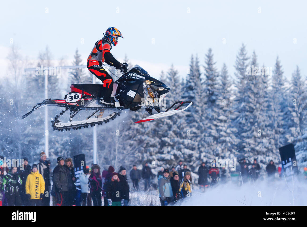 Arctic Cat Cup Östersund Stockfoto