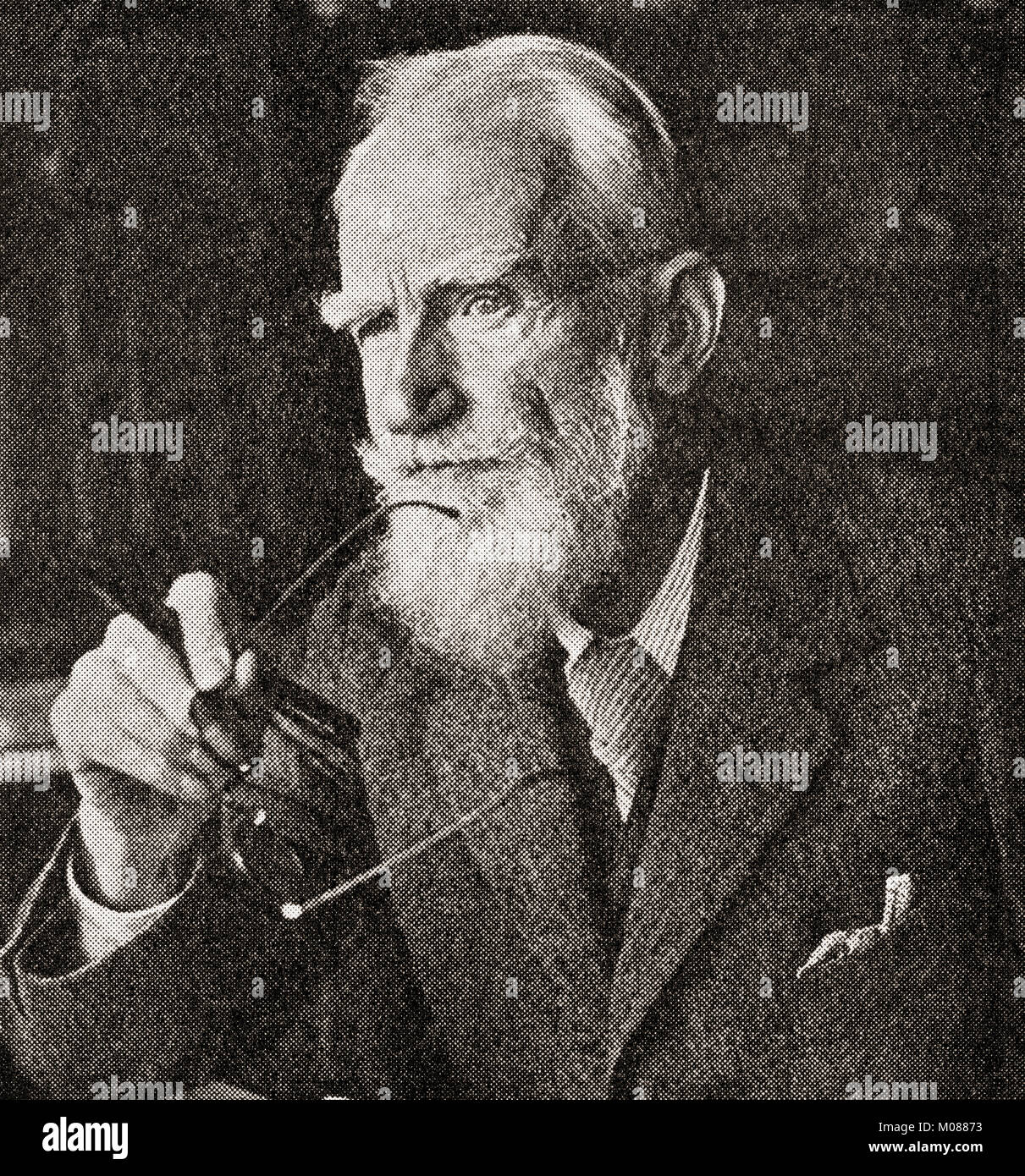 George Bernard Shaw, 1856-1950, aka Bernard Shaw. Irische Dramatiker, Kritiker, Polemiker, und politische Aktivistin. Die Märtyrer von Tolpuddle, veröffentlicht 1934. Stockfoto