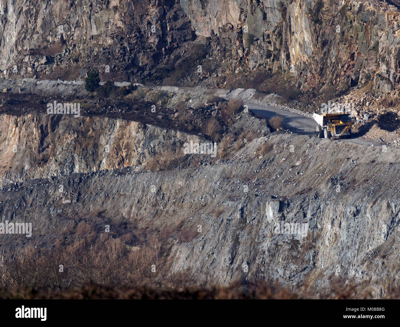 China Clay Landschaften St Austell Großbritannien Imerys Cornwall Stockfoto