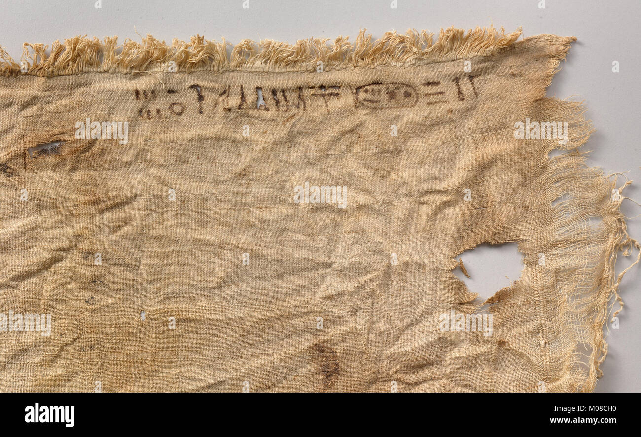 Bettwäsche aus des Tutanchamun Einbalsamierung Cache MET DP 226069 Stockfoto