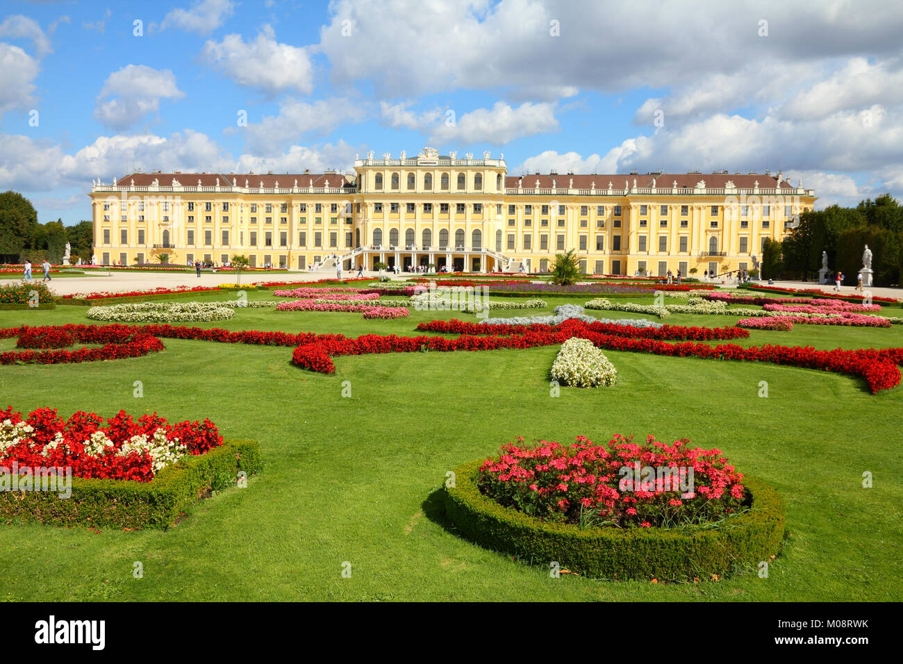 Wien - Schönbrunn, ein UNESCO-Weltkulturerbe. Stockfoto