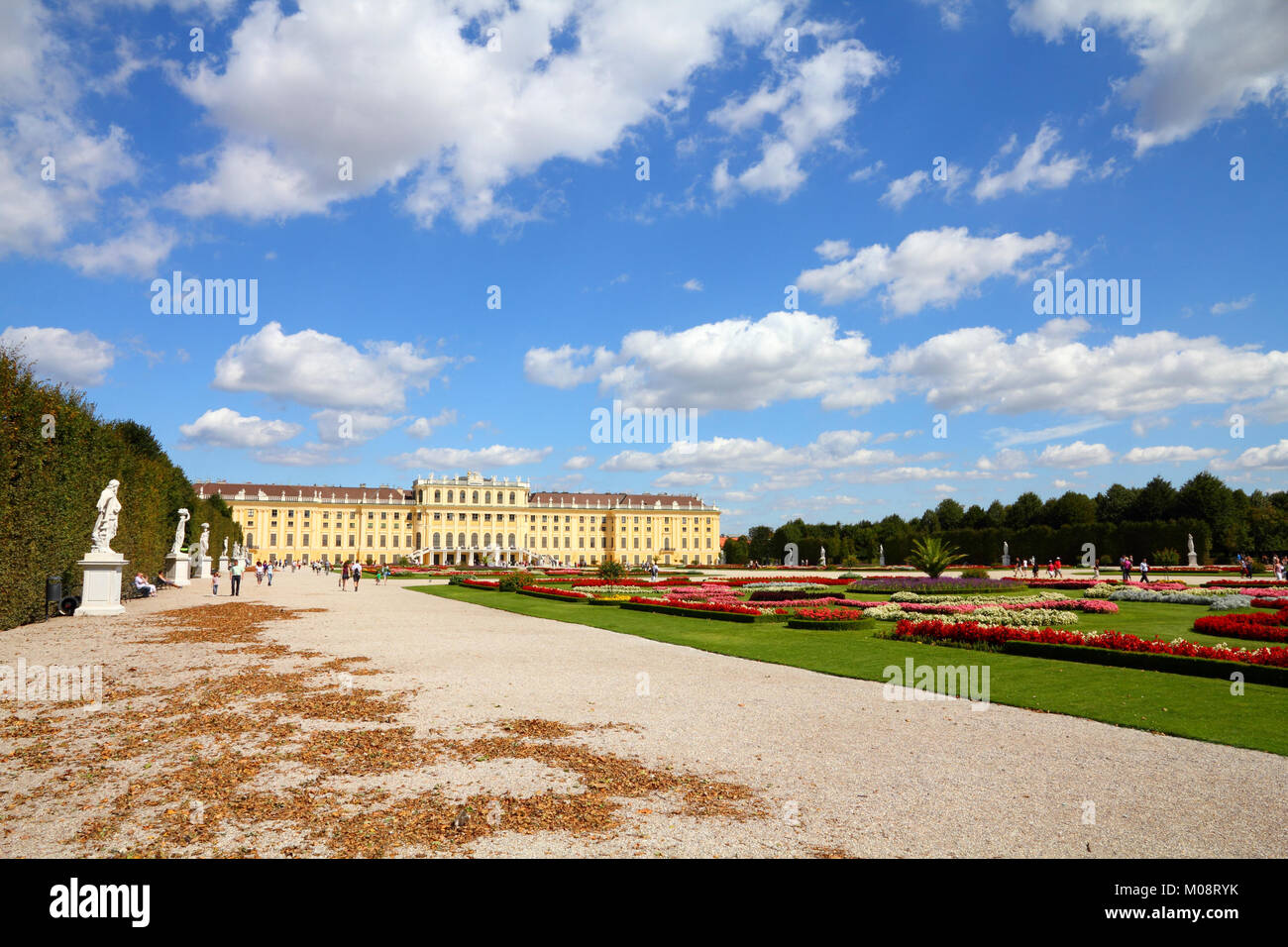 Wien - Schönbrunn, ein UNESCO-Weltkulturerbe. Stockfoto
