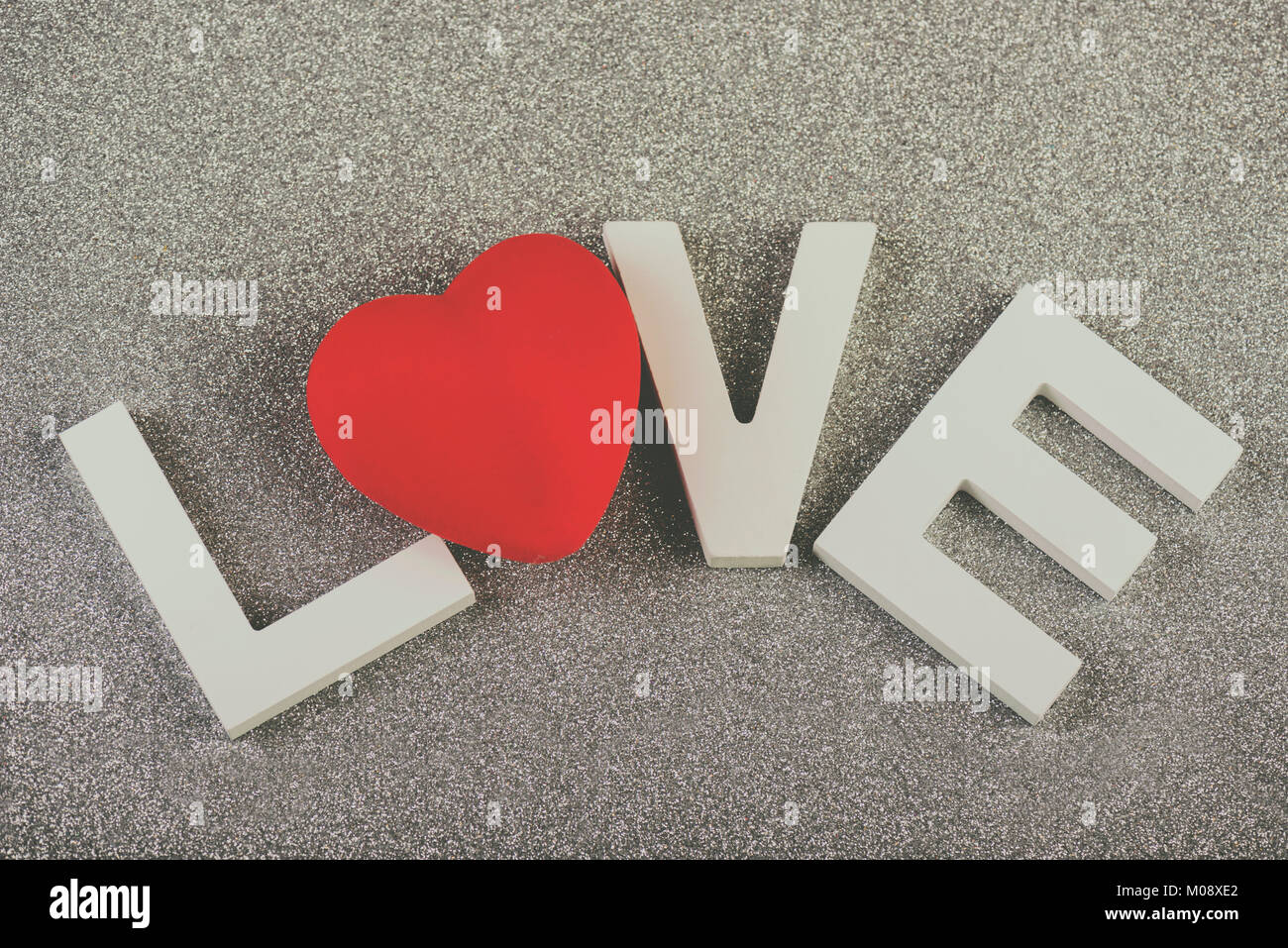 Liebe, Happy Valentines Tag Stockfoto