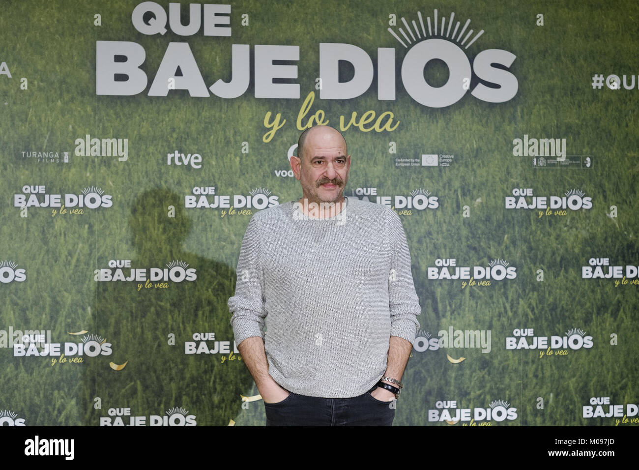 "Baje Dios Y Lo Que Vea' Fotoshooting bei Urso Hotel in Madrid mit: karra Elejalde Wo: Madrid, Spanien Wann: 19 Dec 2017 Credit: Oscar Gonzalez/WENN.com Stockfoto