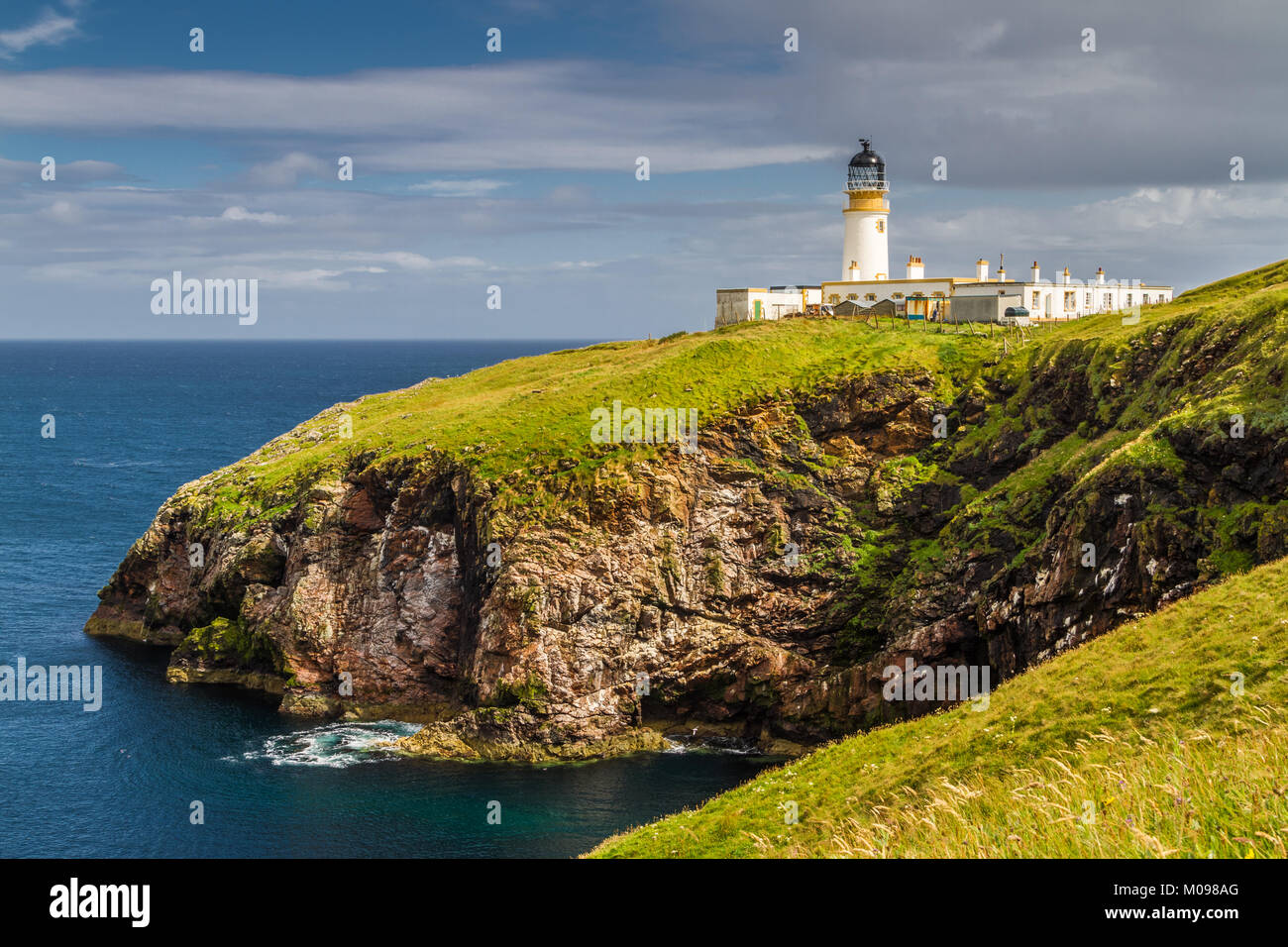 Tiumpan Head-Leuchtturm Stockfoto