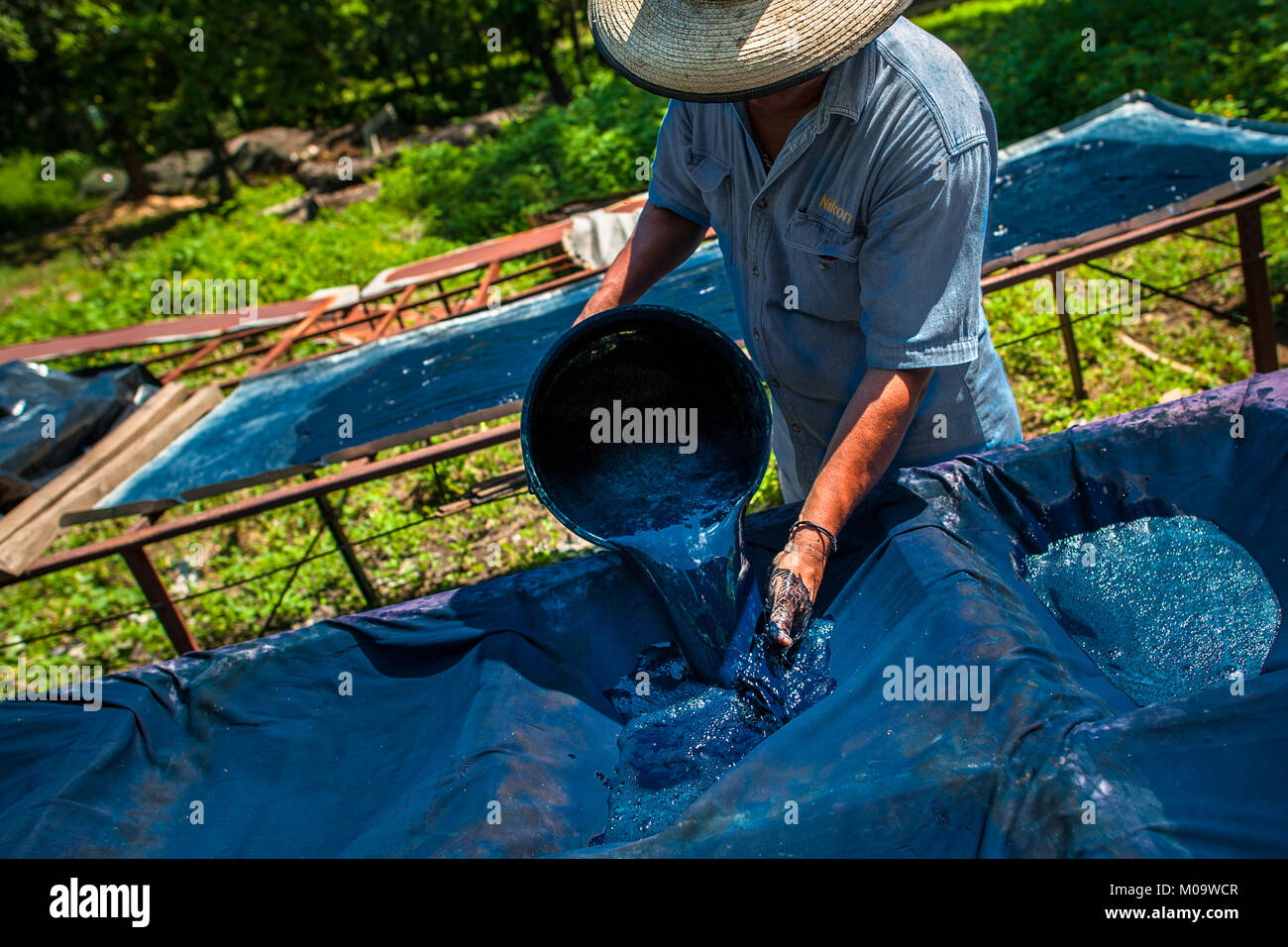 Pigment Indigo Stockfotos und -bilder Kaufen - Alamy