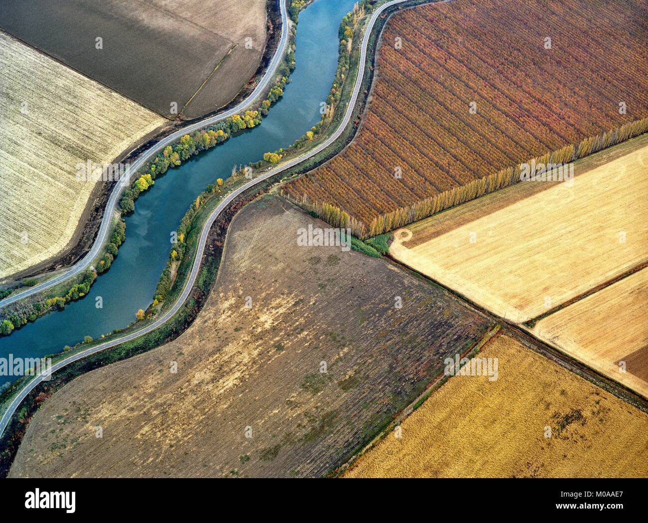 Luftaufnahme der Big Sur Küste, Kalifornien Stockfoto