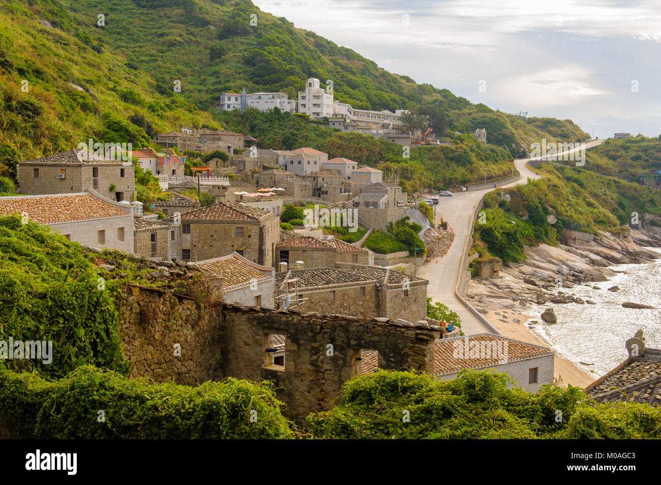 Schönen Dorf namens Qinbi in Matsu, Taiwan Stockfoto