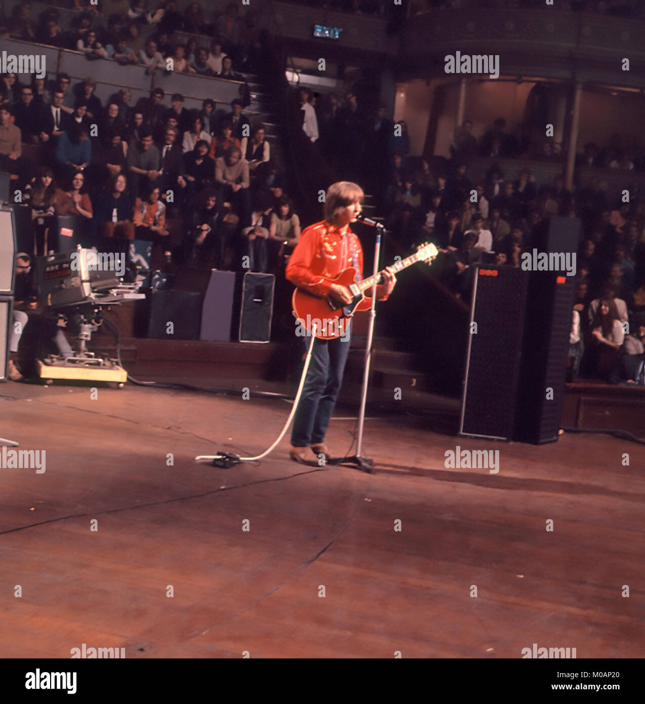 Creme de rock Gruppe. Eric Clapton auf dem Abschiedskonzert in der Albert Hall vom 26. November 1968 Stockfoto