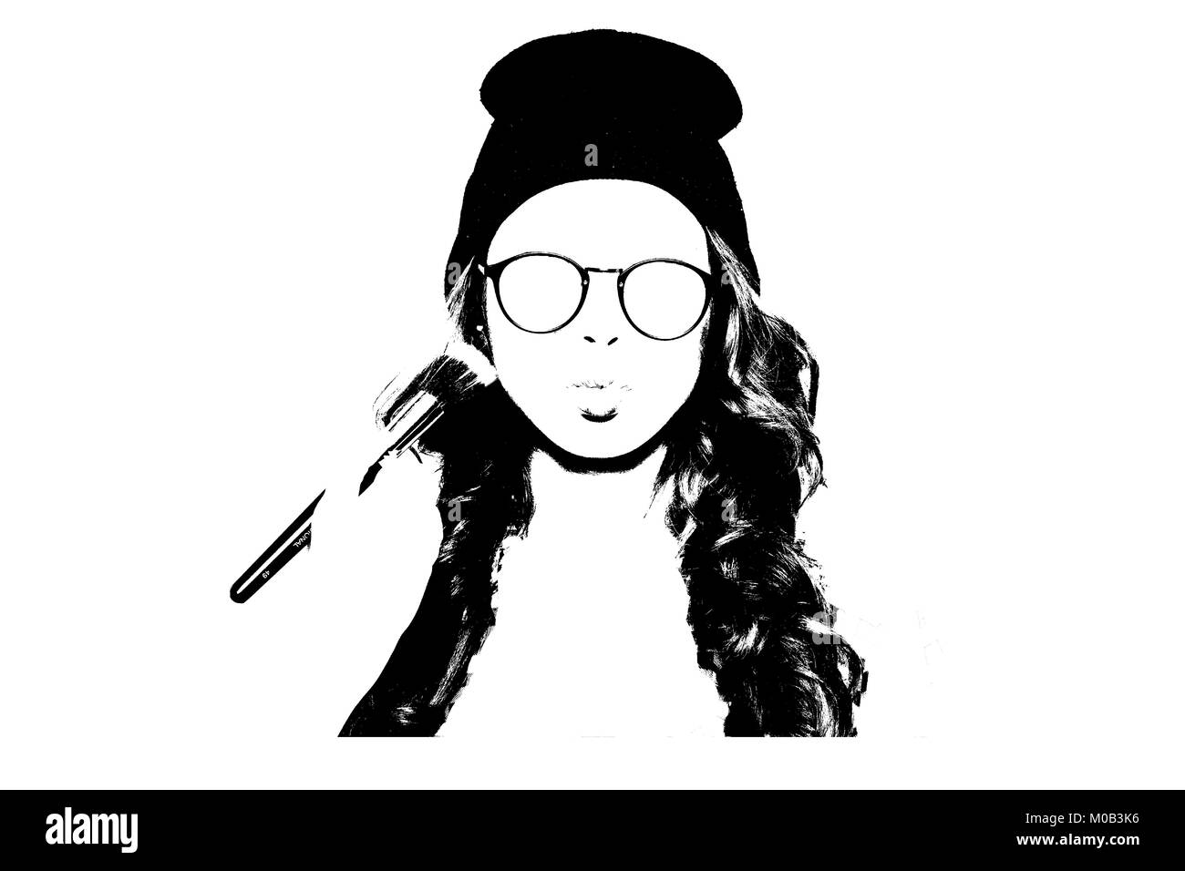 Frau Vektor Stock Vektor