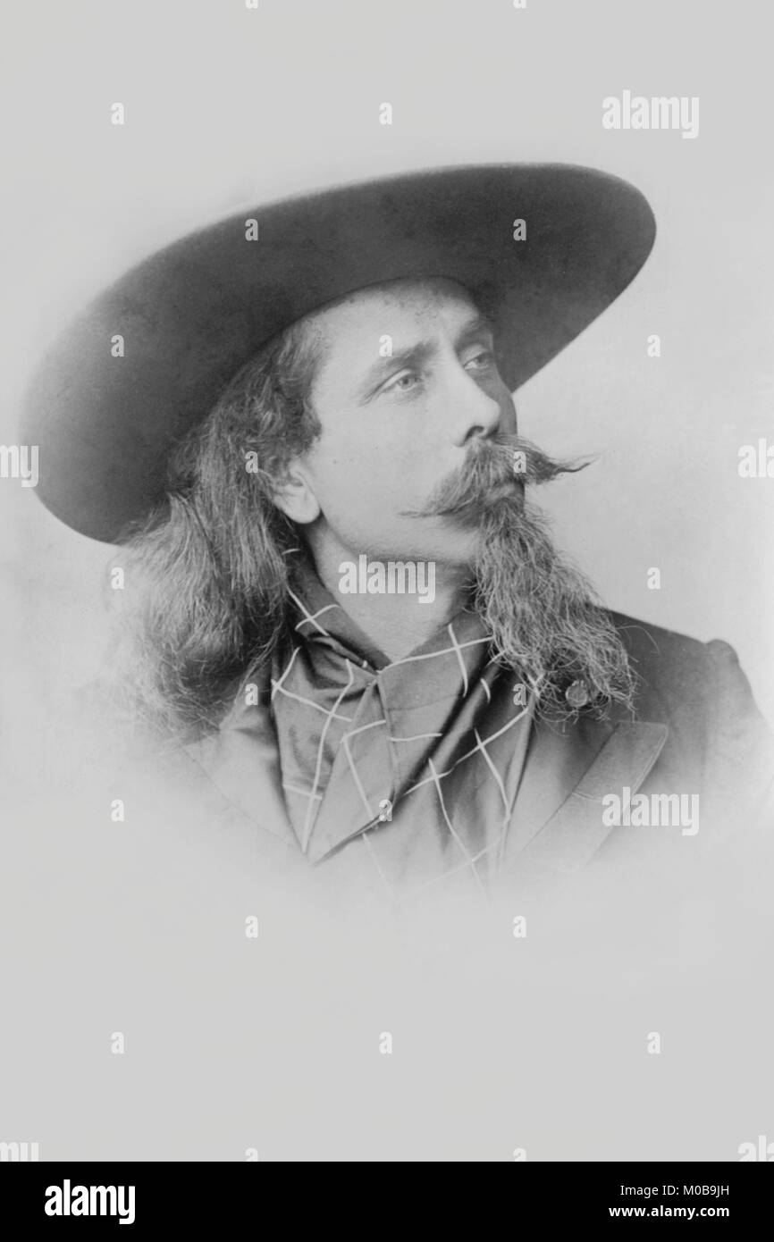 William F. Cody, Buffalo Bill Portrait Stockfoto