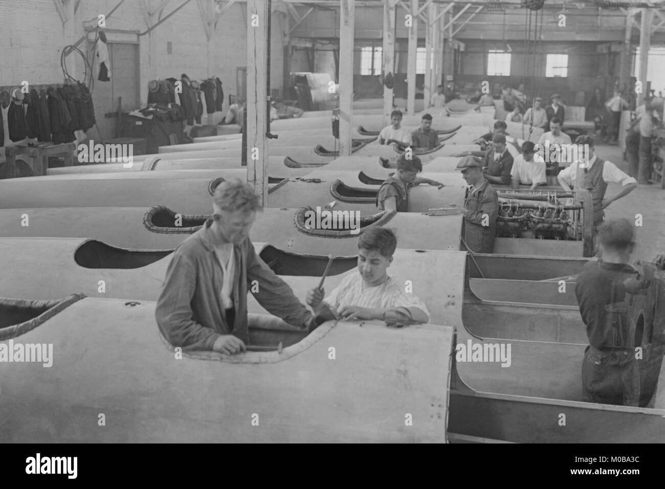 Ebene Organe an College Point Produktionsstätte Stockfoto
