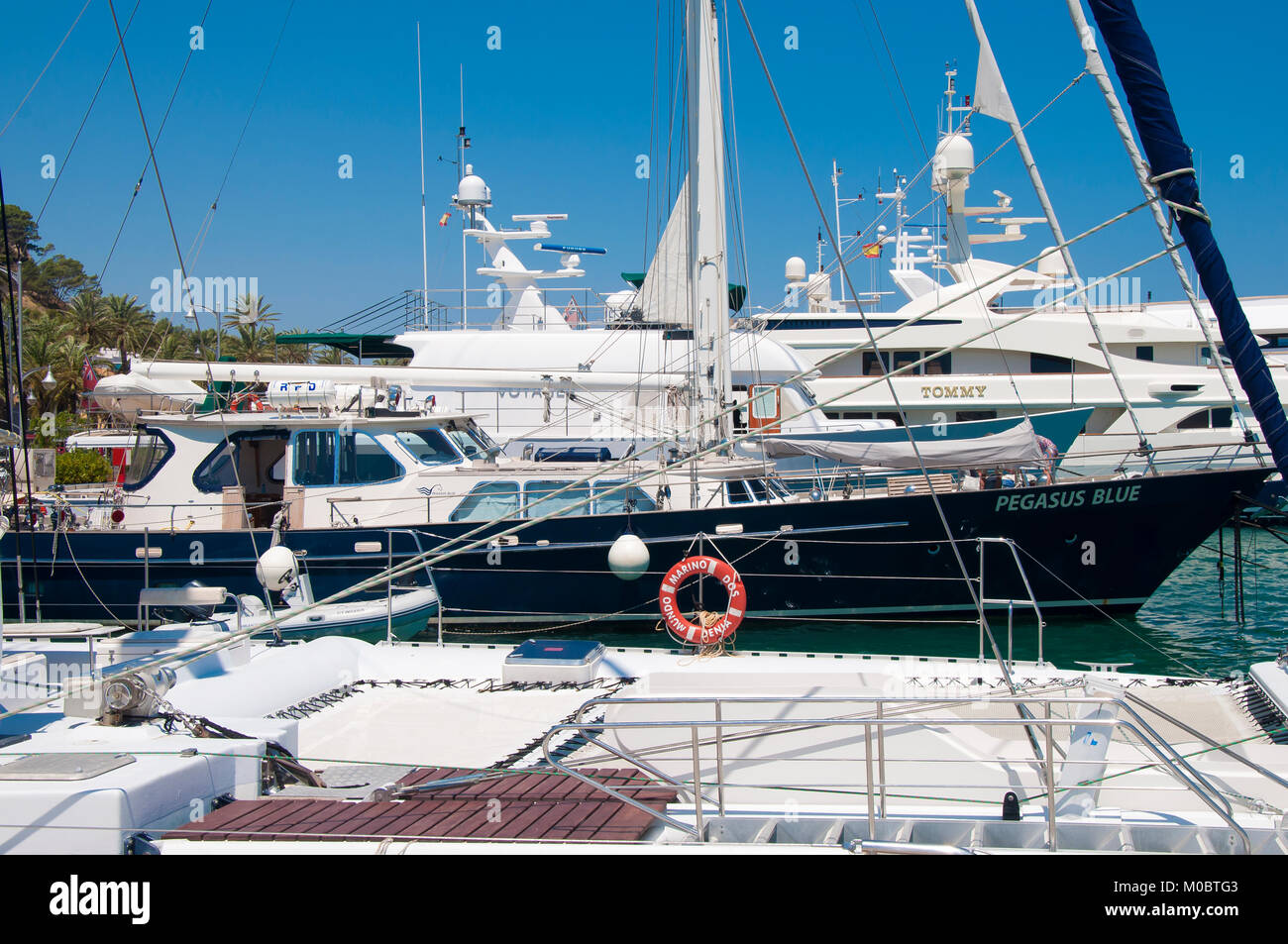 Port, Denia, Alicante, Spanien. Stockfoto