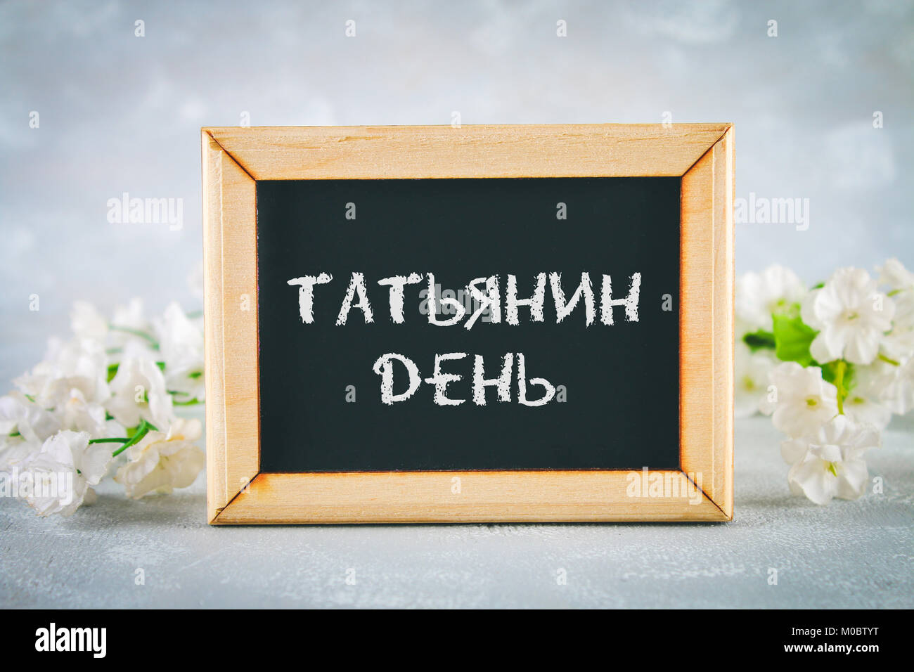 Die Inschrift Auf Russisch Tatyanin Tag Russische Urlaub An Der