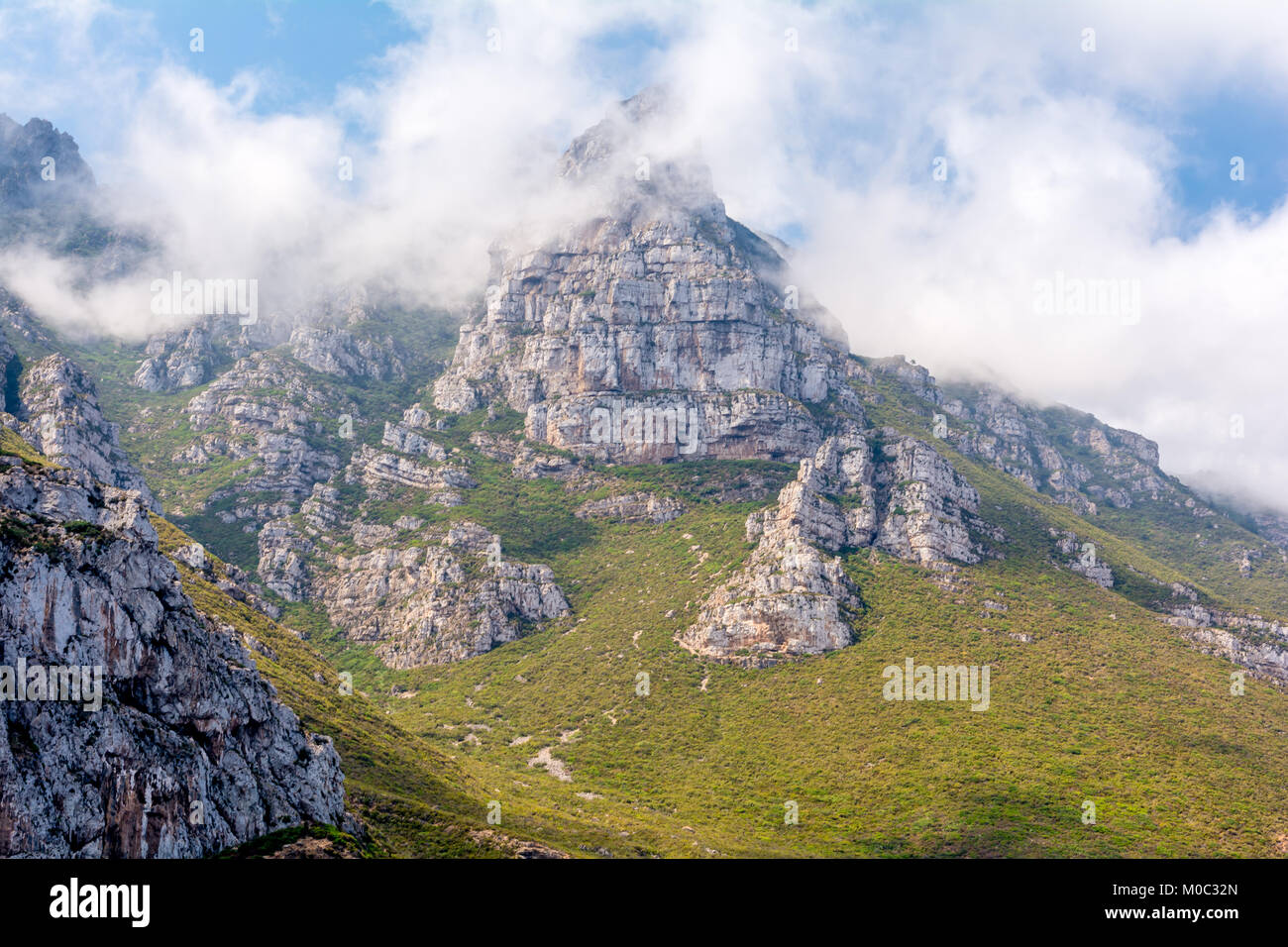 Die Berge von Marettimo Stockfoto