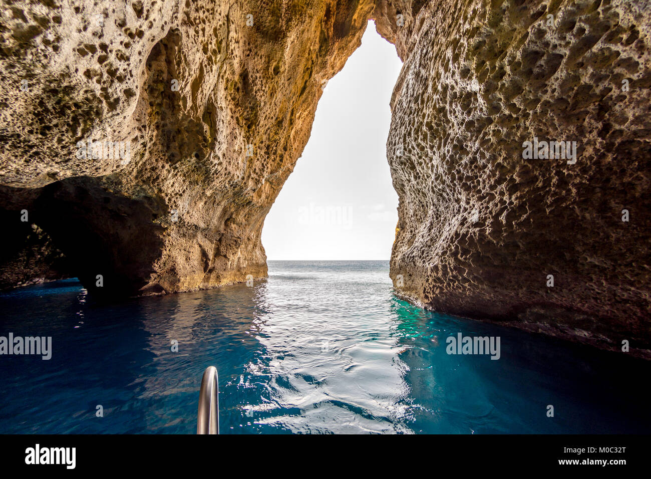 In einer Höhle Stockfoto